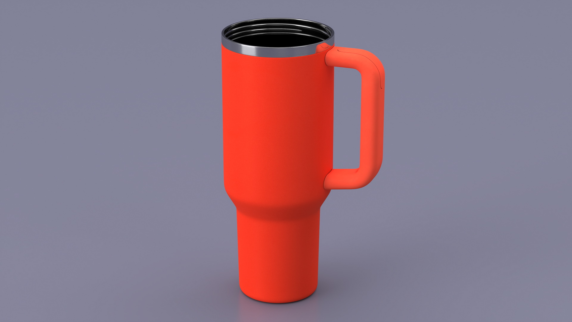 3D Open Travel Tumbler Red model