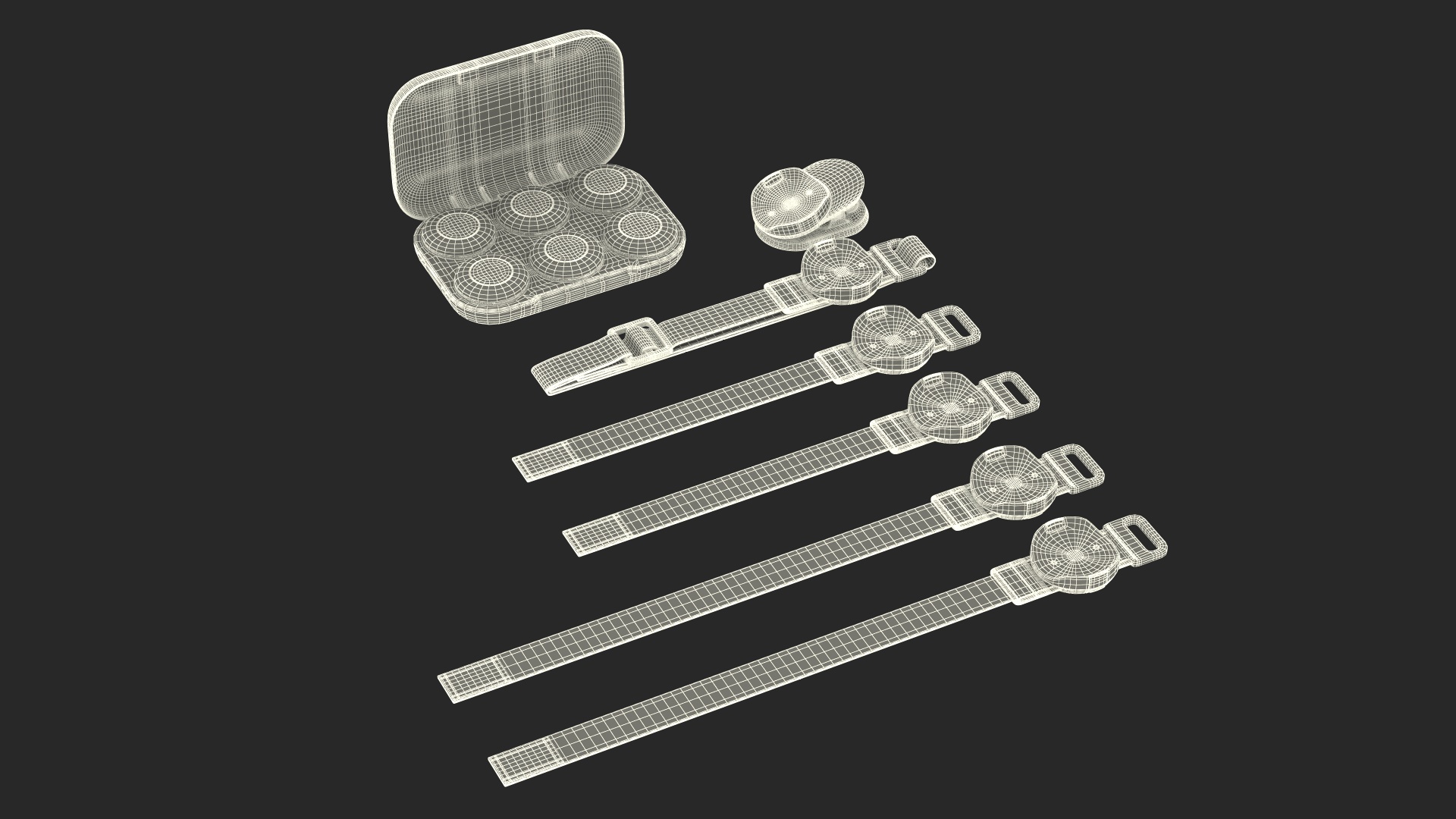 Sony Mocopi Body Tracking Full Kit 3D model