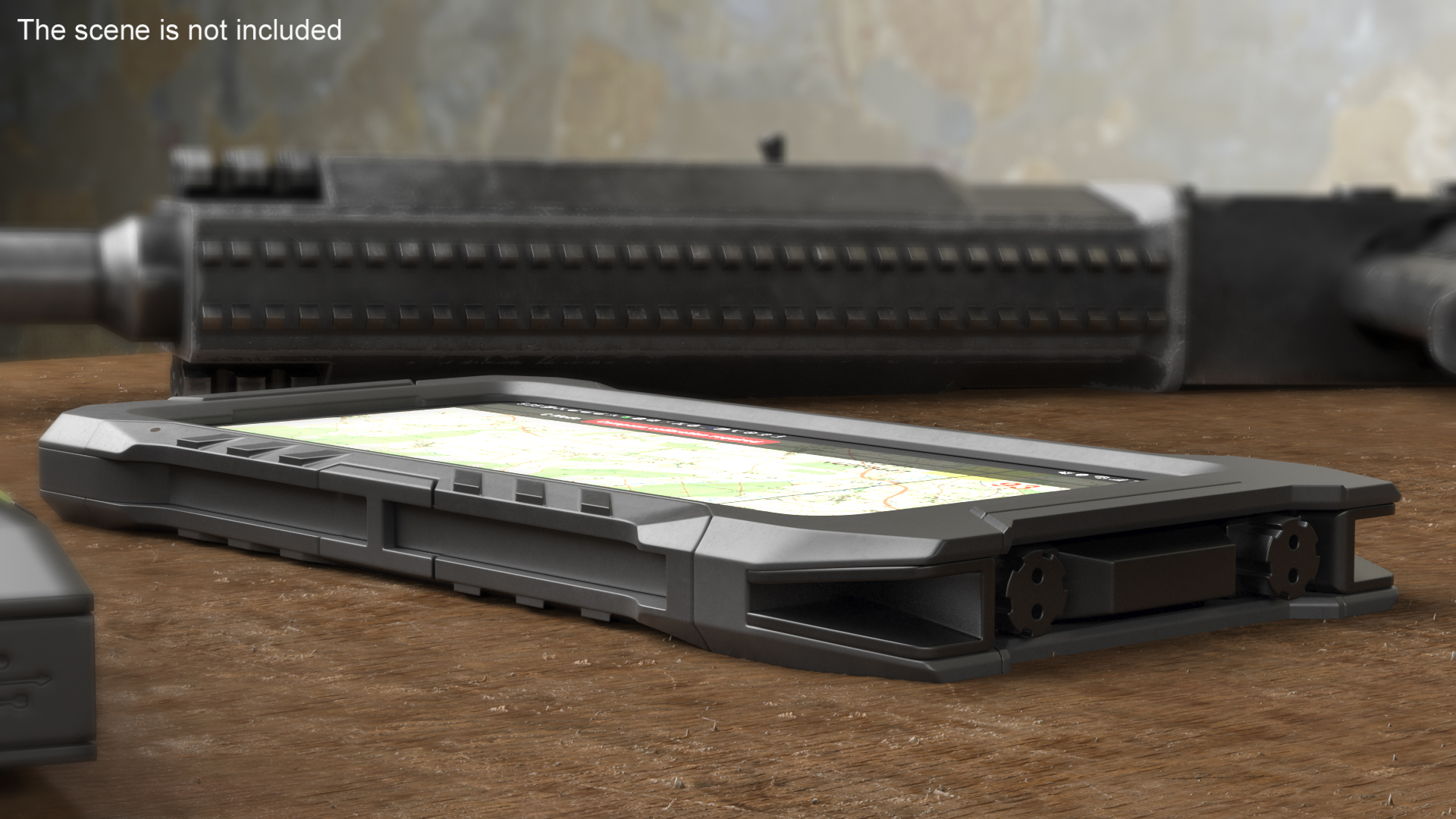 3D Military Durable Smartphone Black model