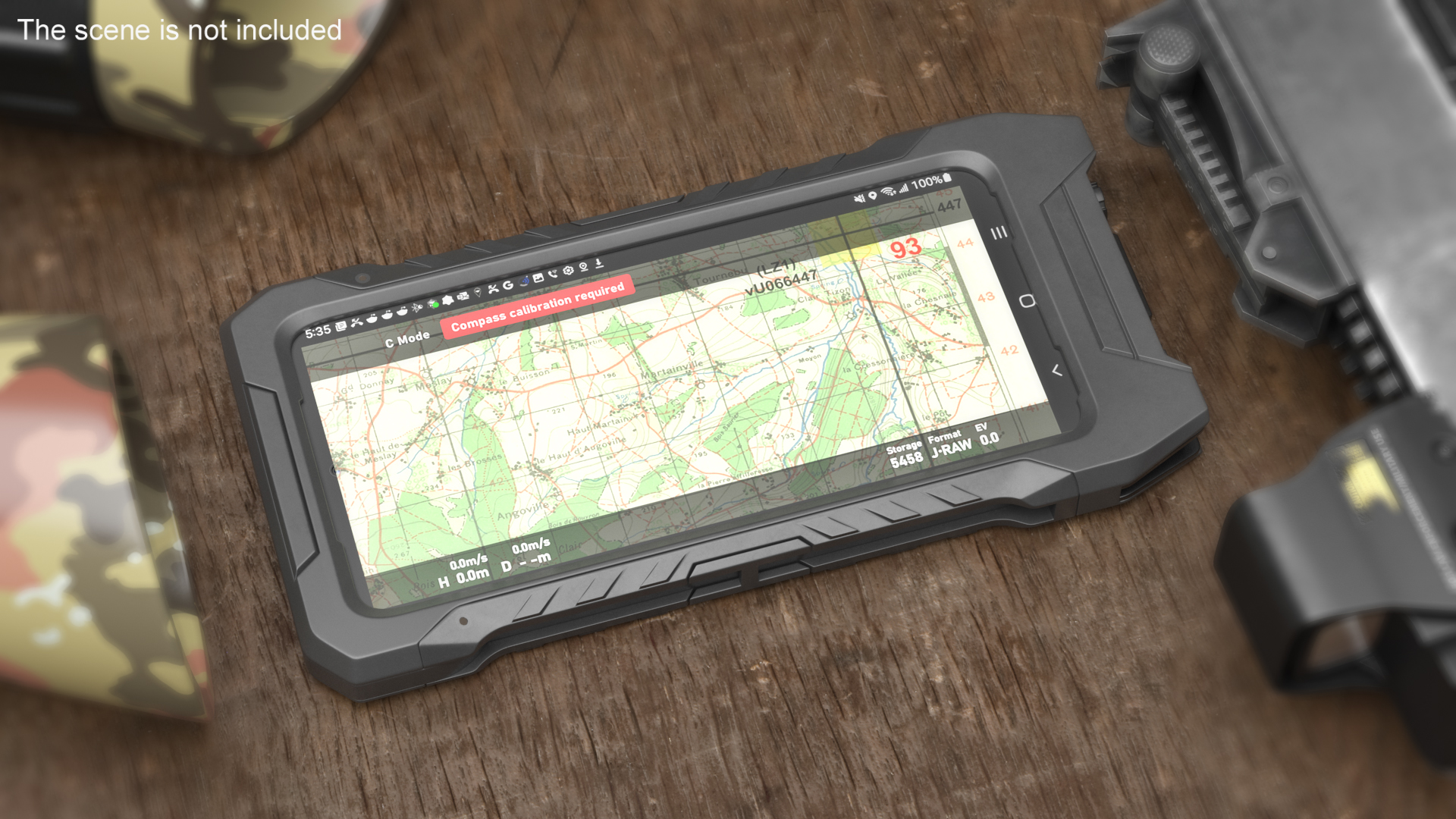 3D Military Durable Smartphone Black model