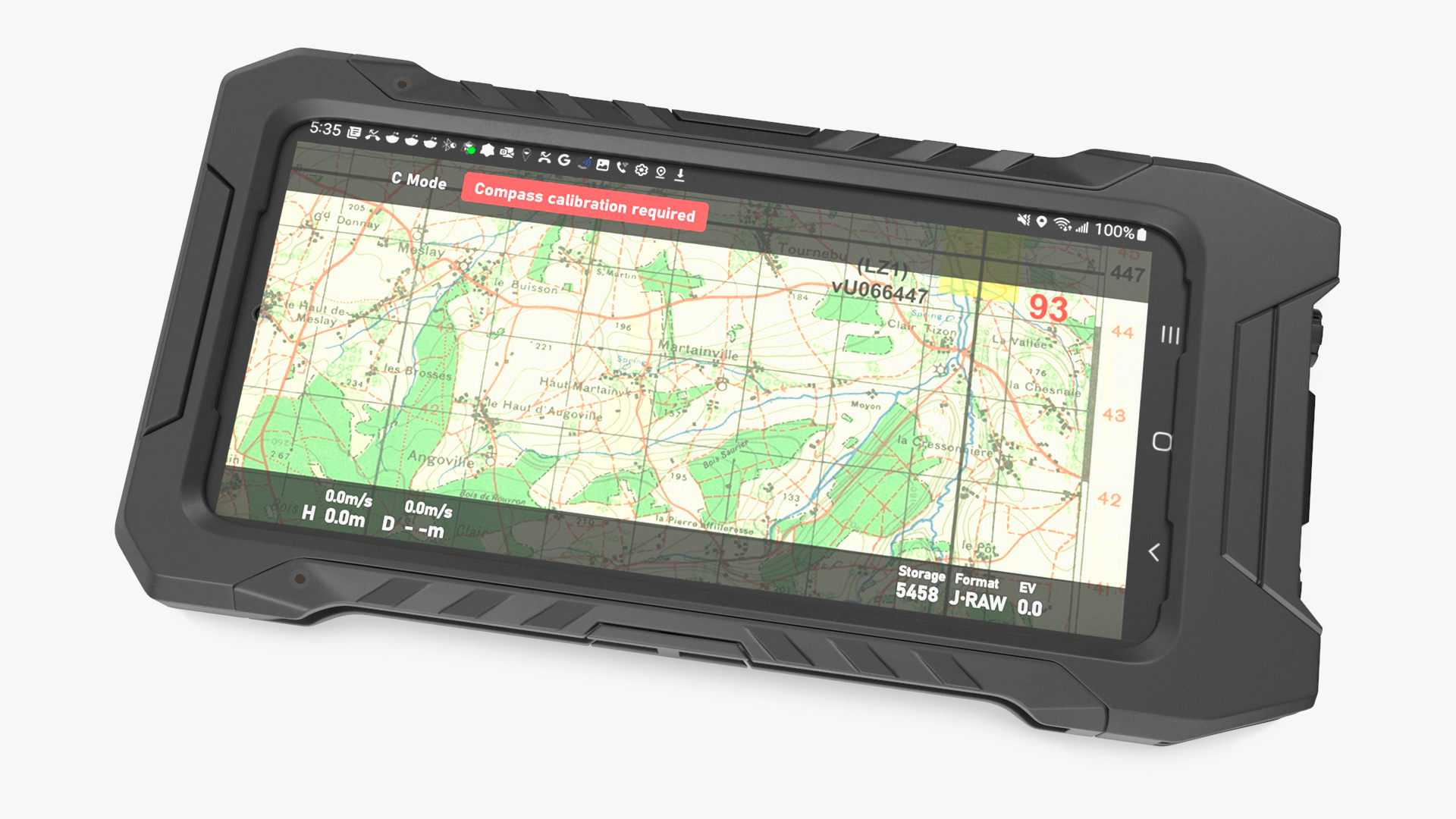 3D Military Durable Smartphone Black model