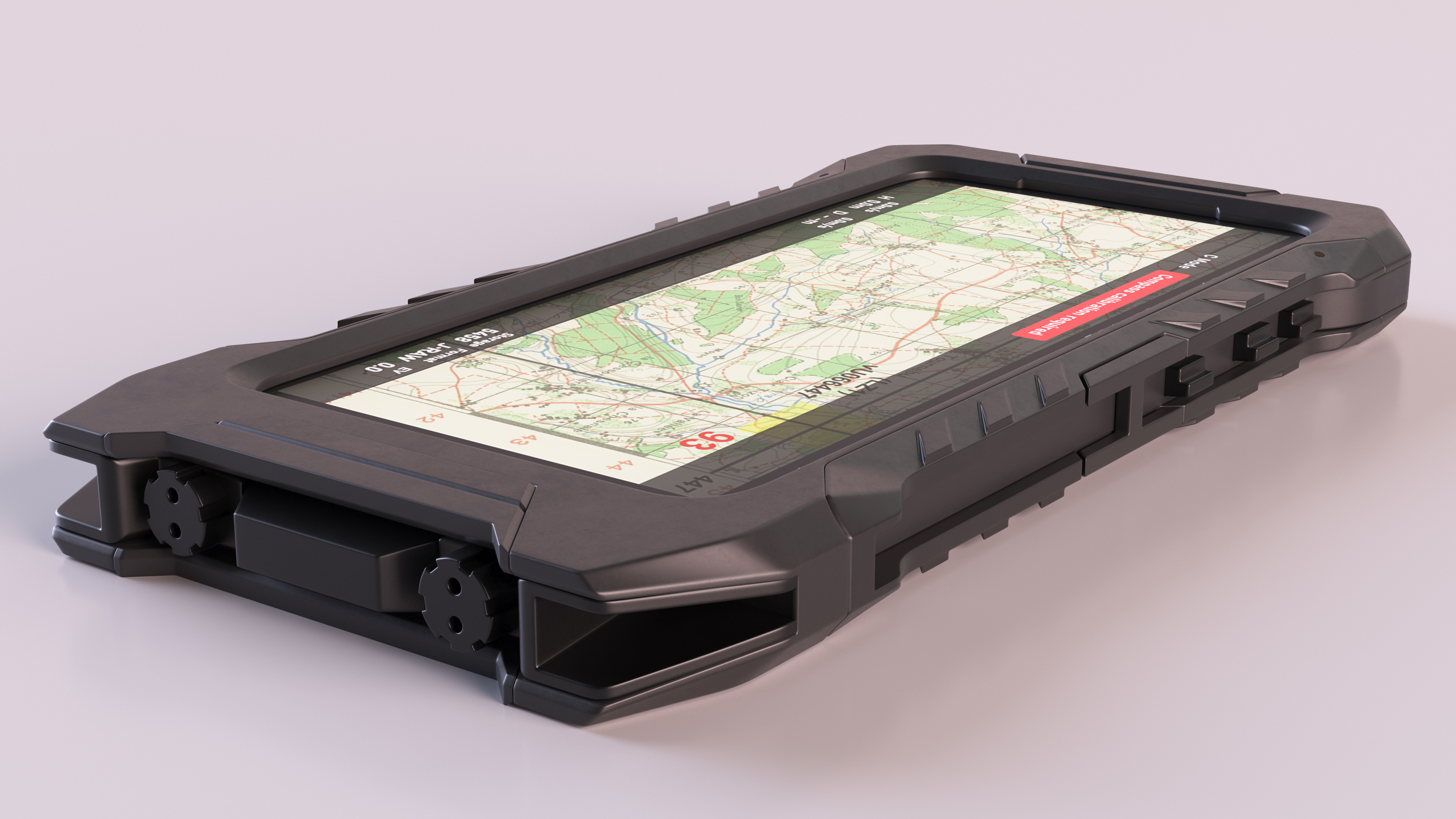 3D Military Durable Smartphone Black model
