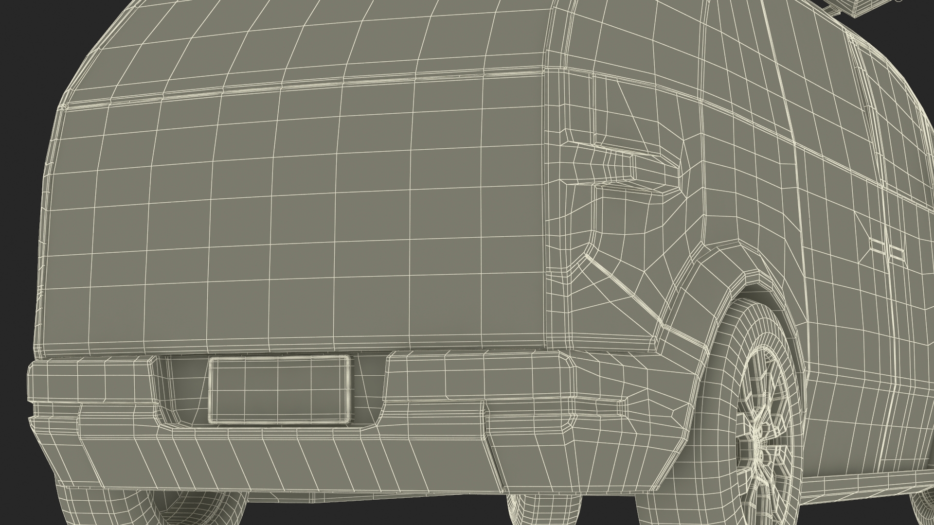 3D Electric Minibus Premium Black Rigged for Maya