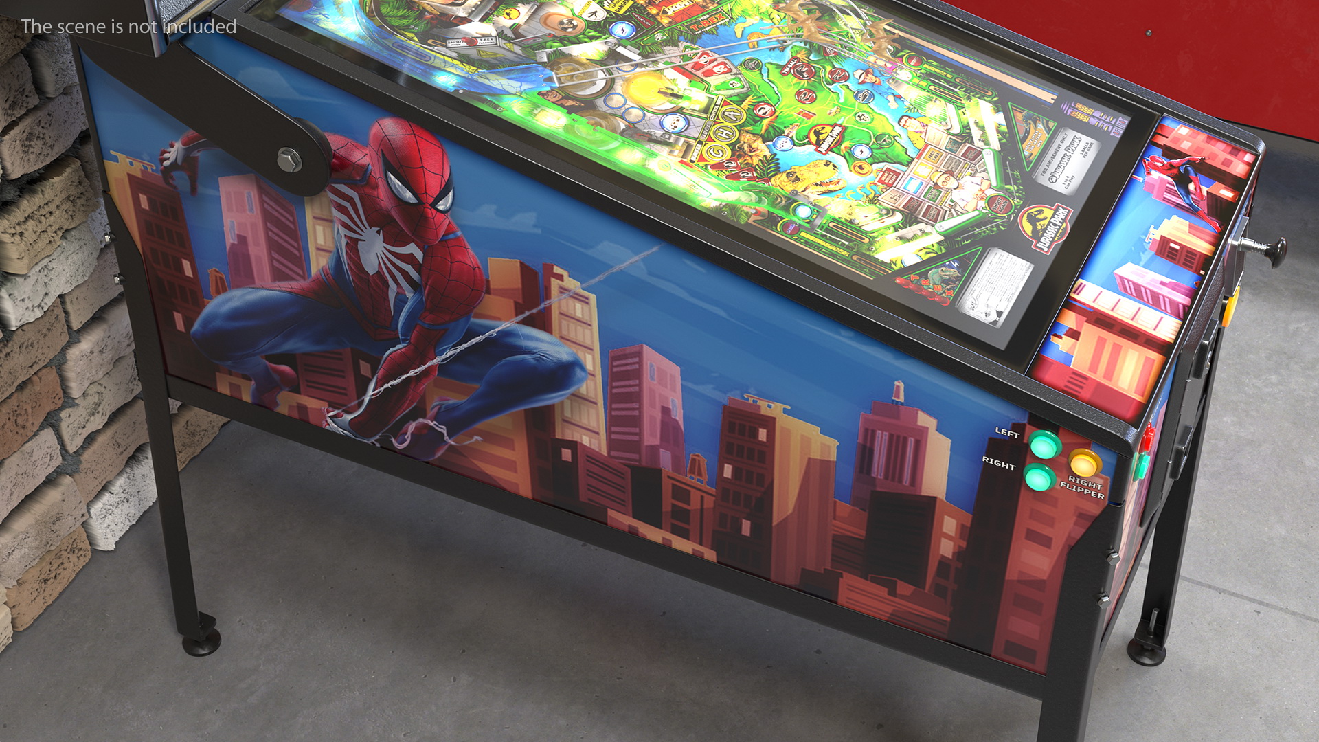 Jurassic Park Virtual Pinball Machine 3D
