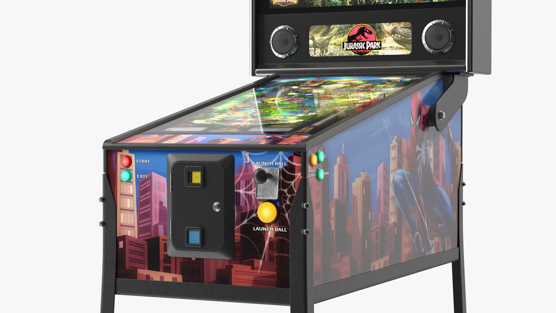 Jurassic Park Virtual Pinball Machine 3D