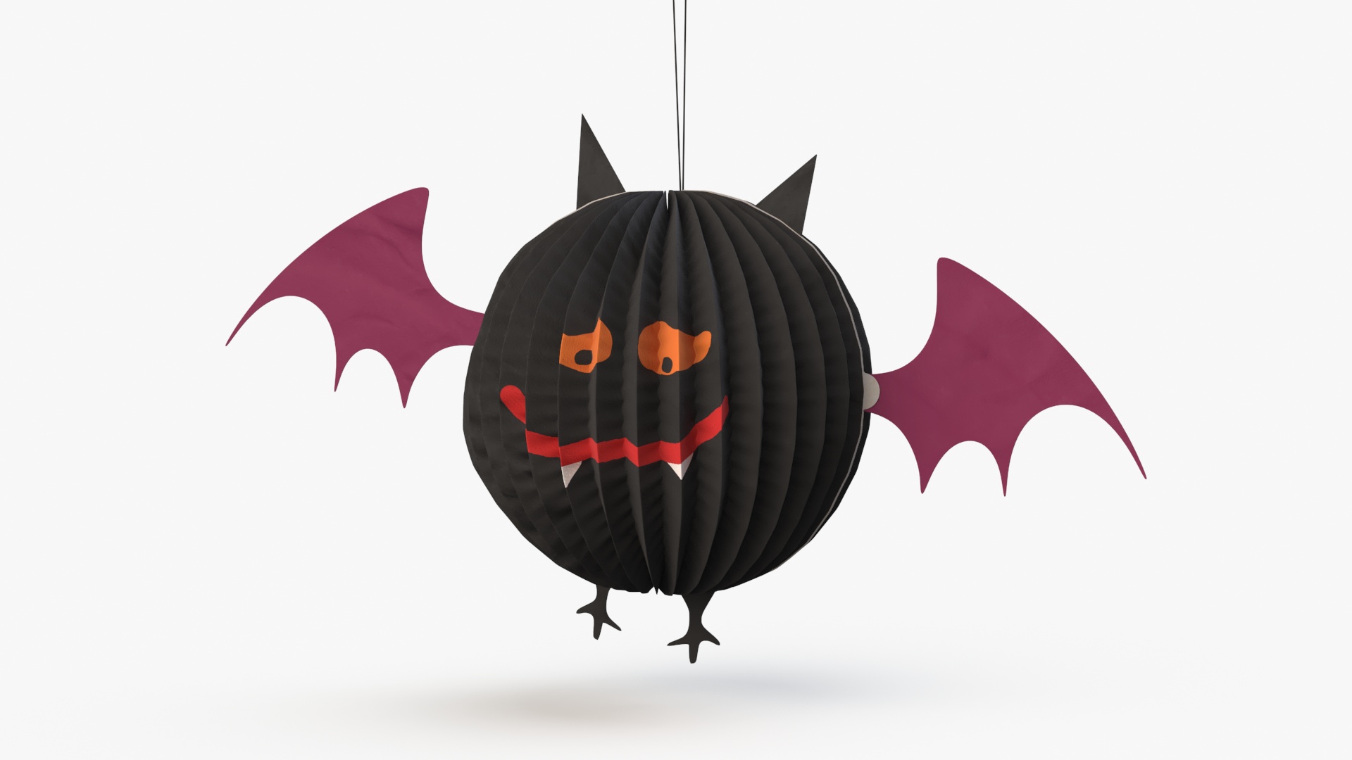 Halloween Vamp Paper Decorations 3D