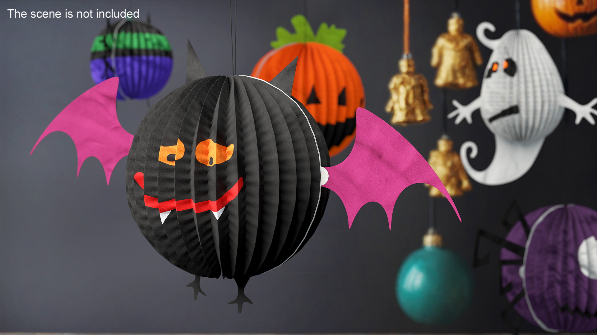 Halloween Vamp Paper Decorations 3D