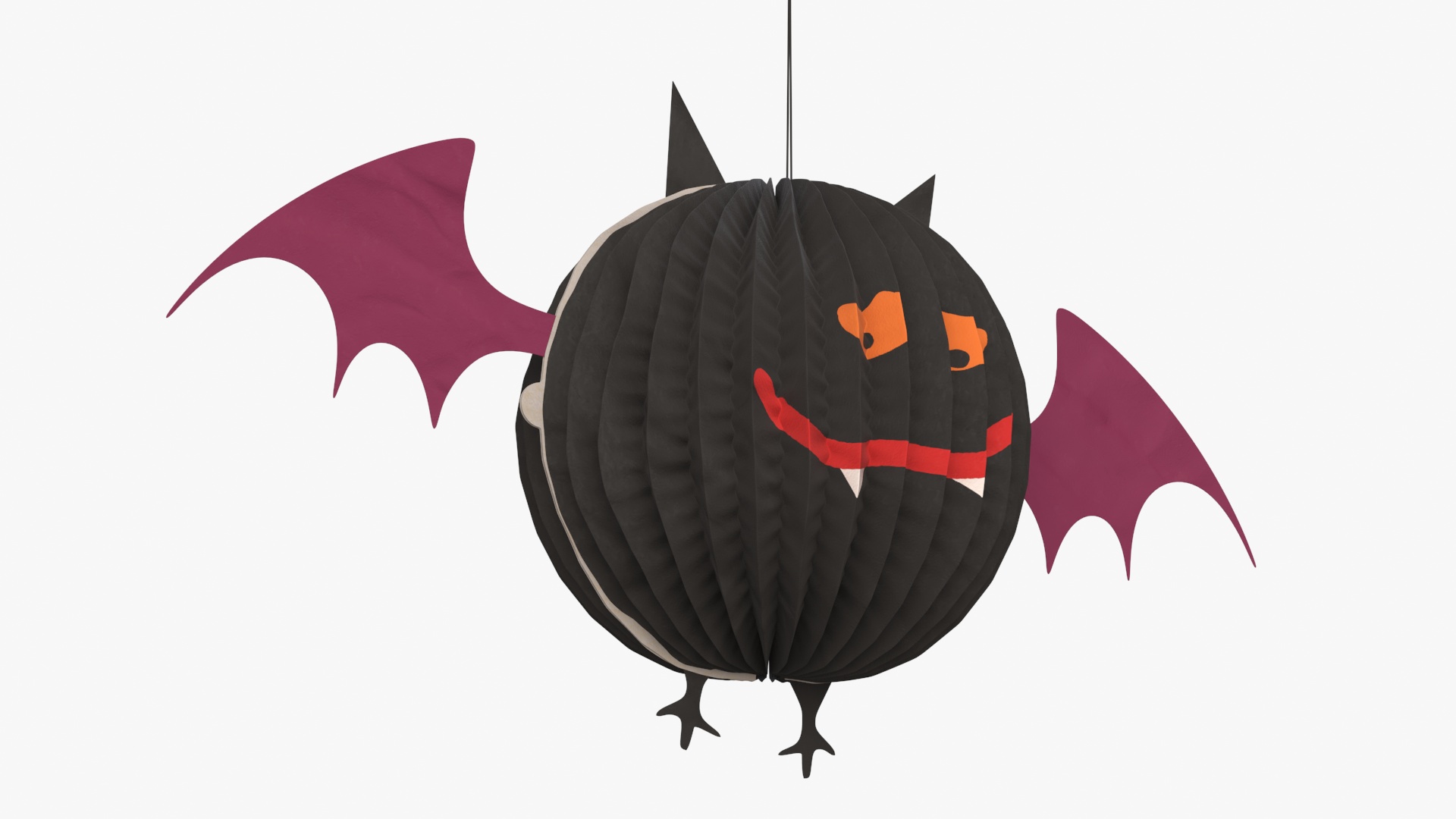 Halloween Vamp Paper Decorations 3D