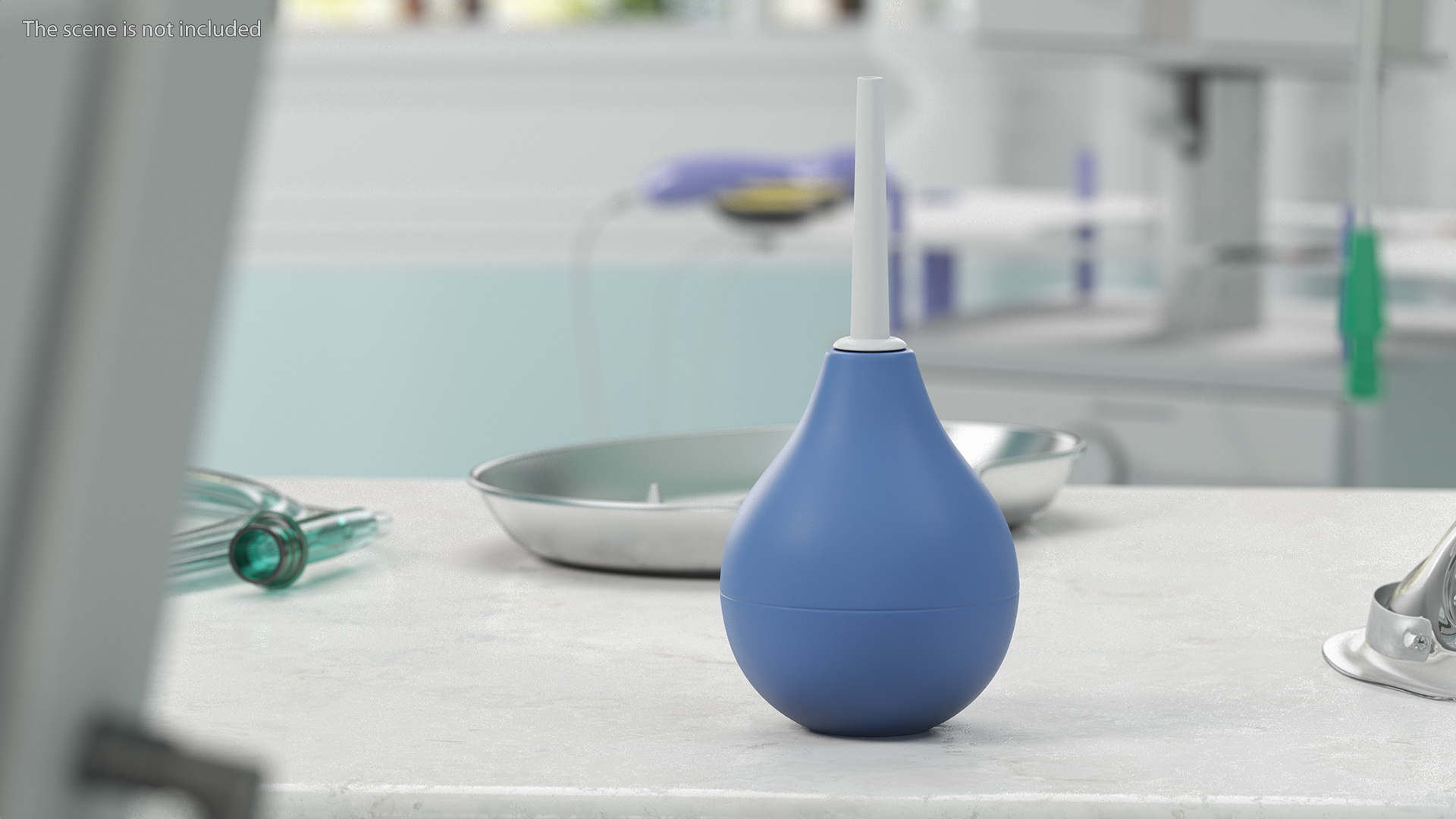 Enema Bulb Syringe Set 3D