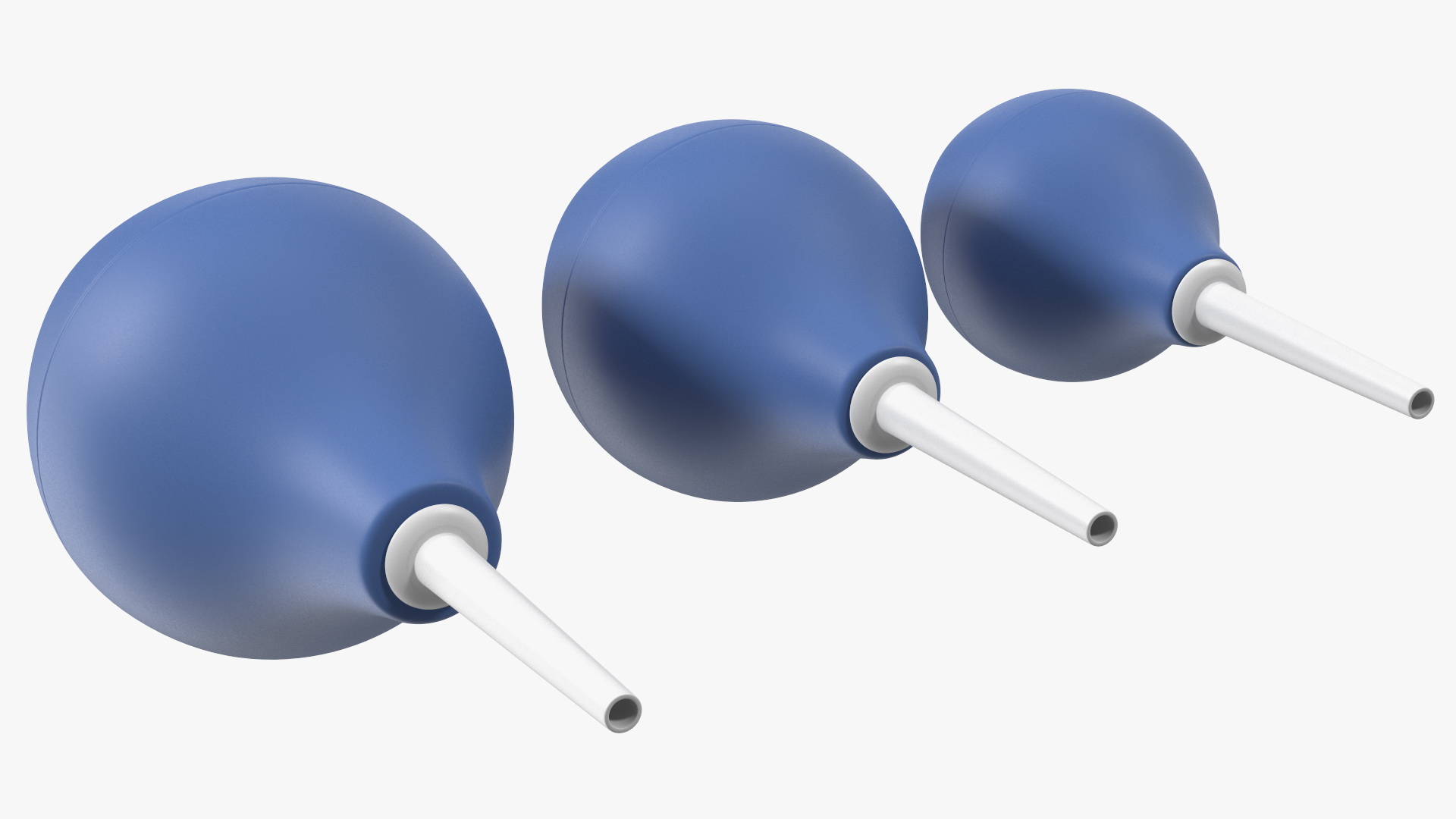Enema Bulb Syringe Set 3D
