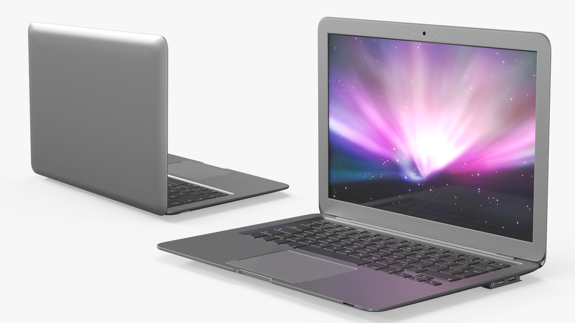 Slim Aluminum Laptop - view 2