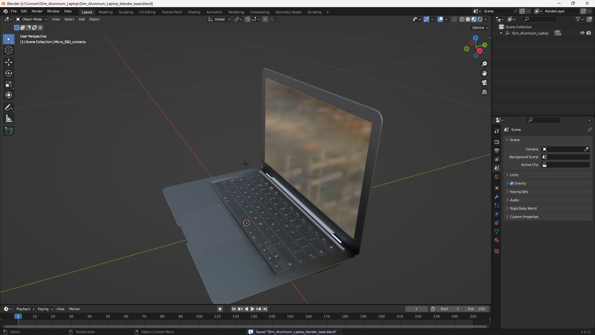 Slim Aluminum Laptop - view 10
