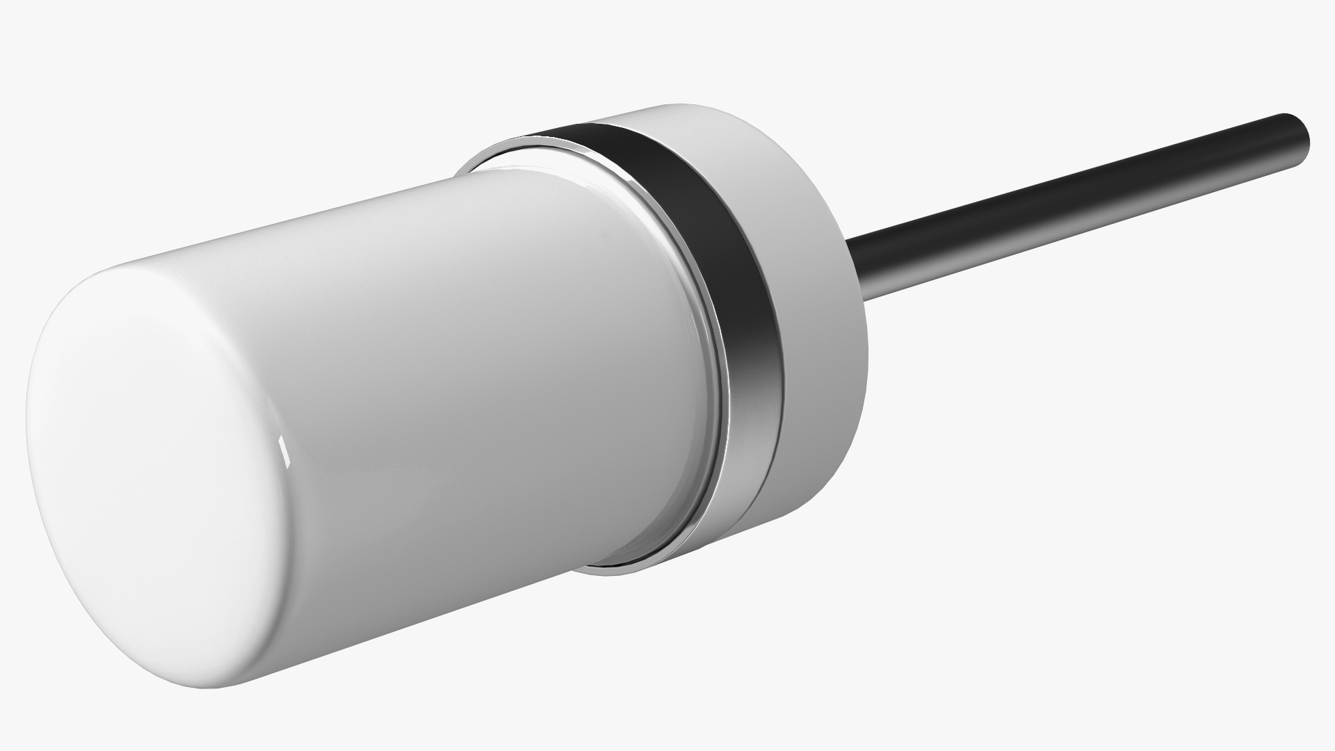 Toilet Brush Holder Wall Mounted Chrome 3D model