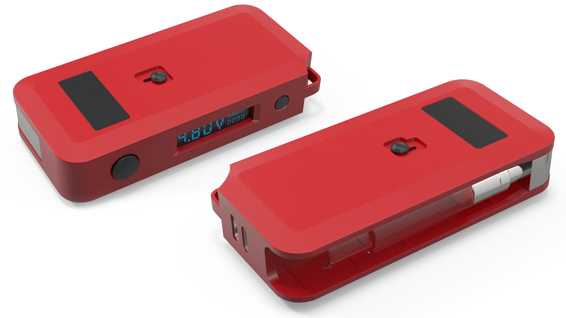 Vape Mod Red Open 3D