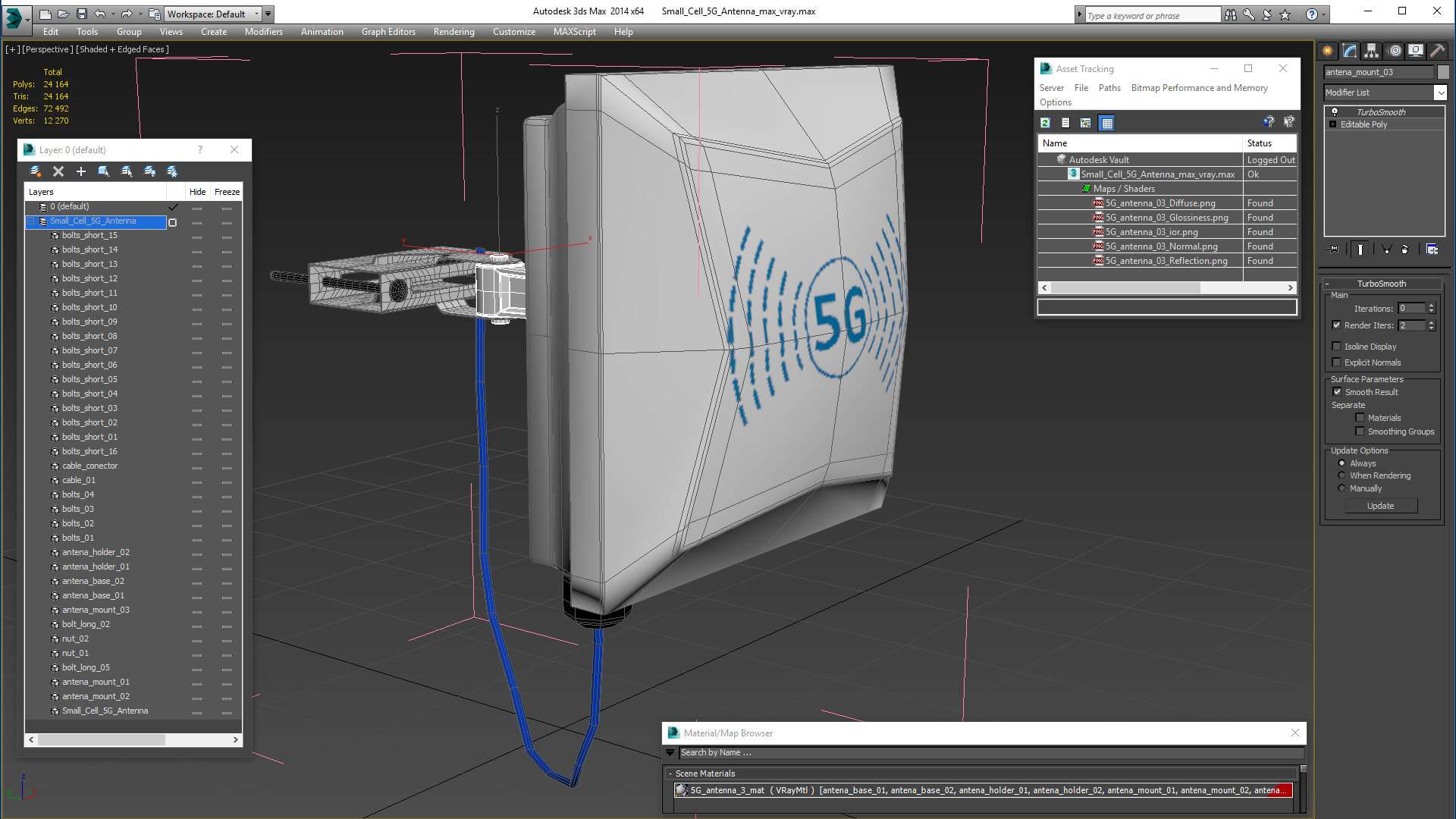3D Small Cell 5G Antenna