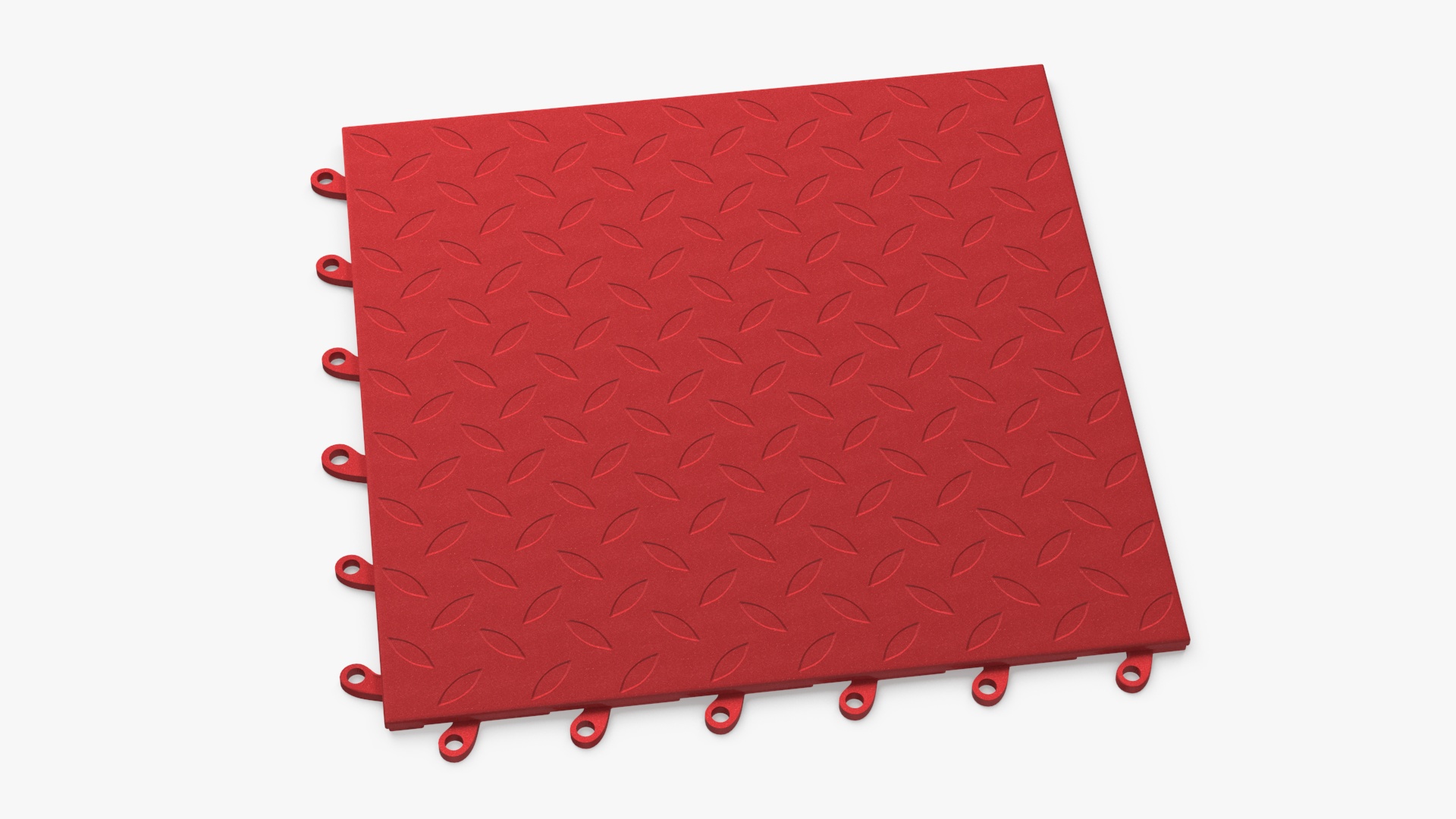 3D model Connectable Floor Mat Red