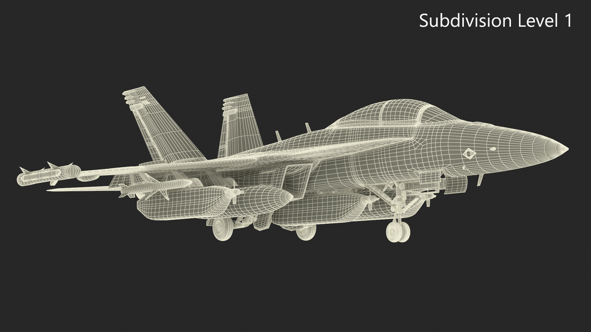 3D Carrier-Based Electronic Warfare Aircraft
