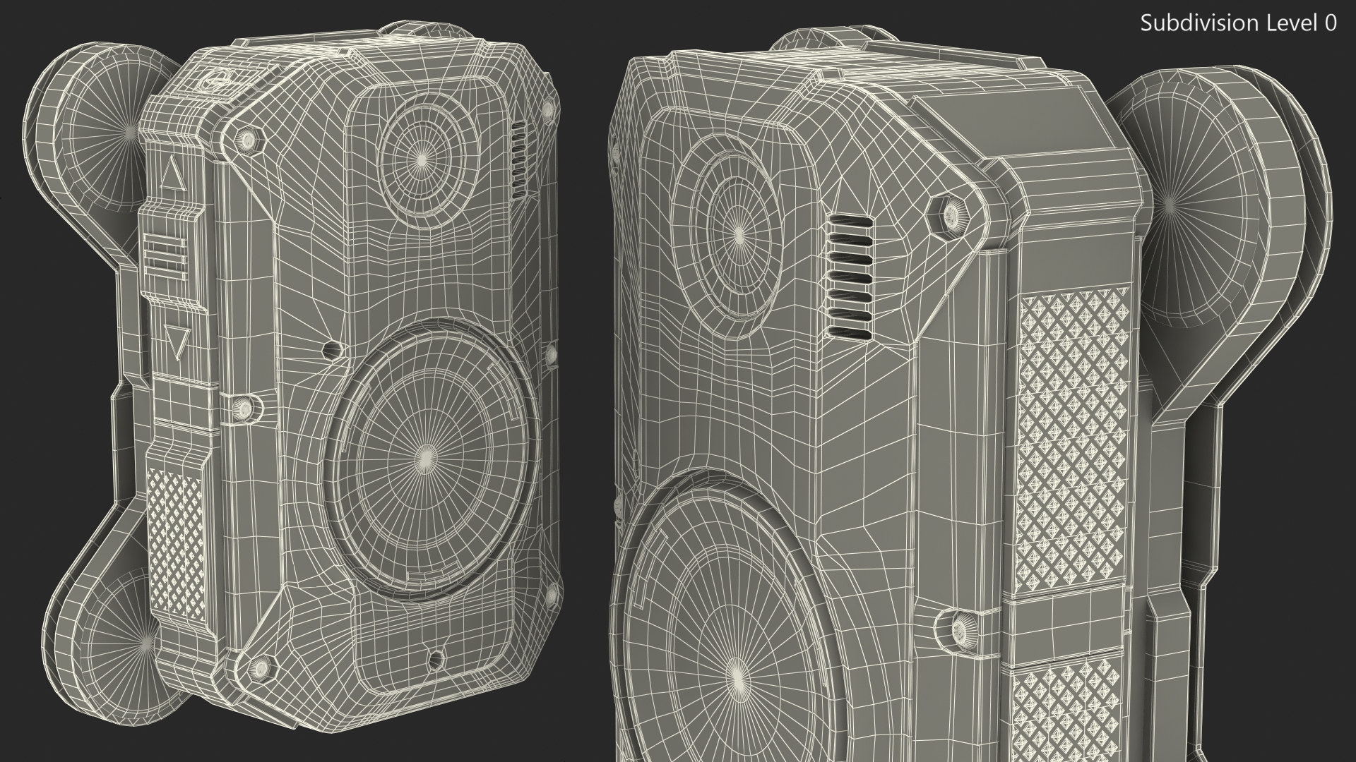Body Camera with Magnet Mount 3D model