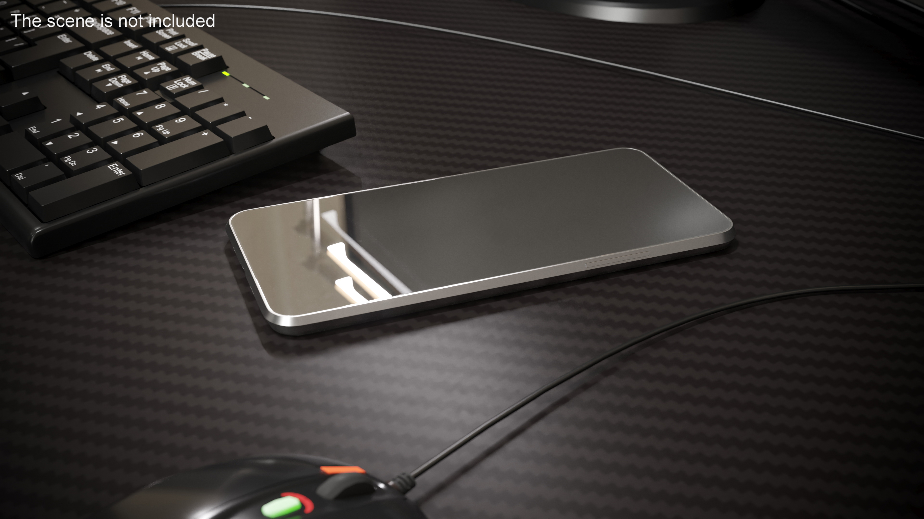 3D Tesla Phone Model Pi Screen Off