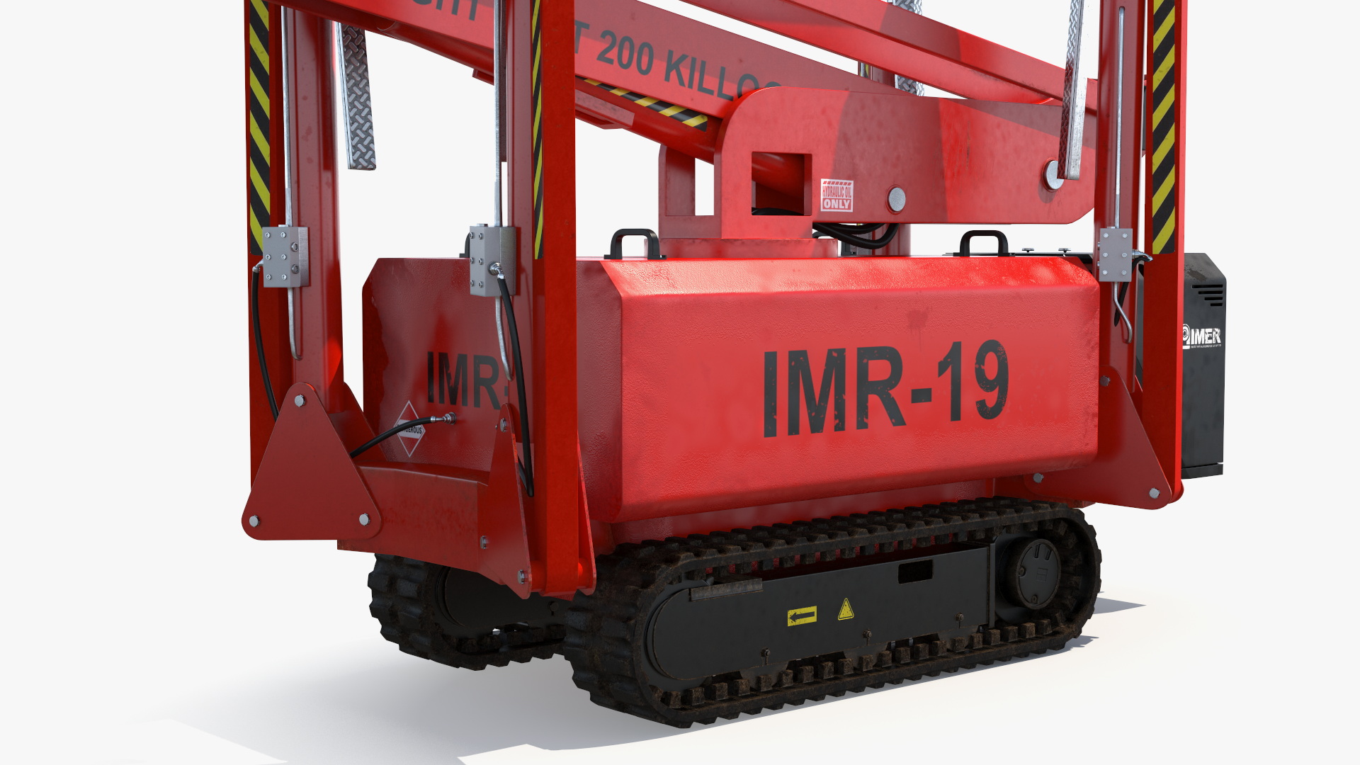 3D Articulated Boom Lift Rigged model