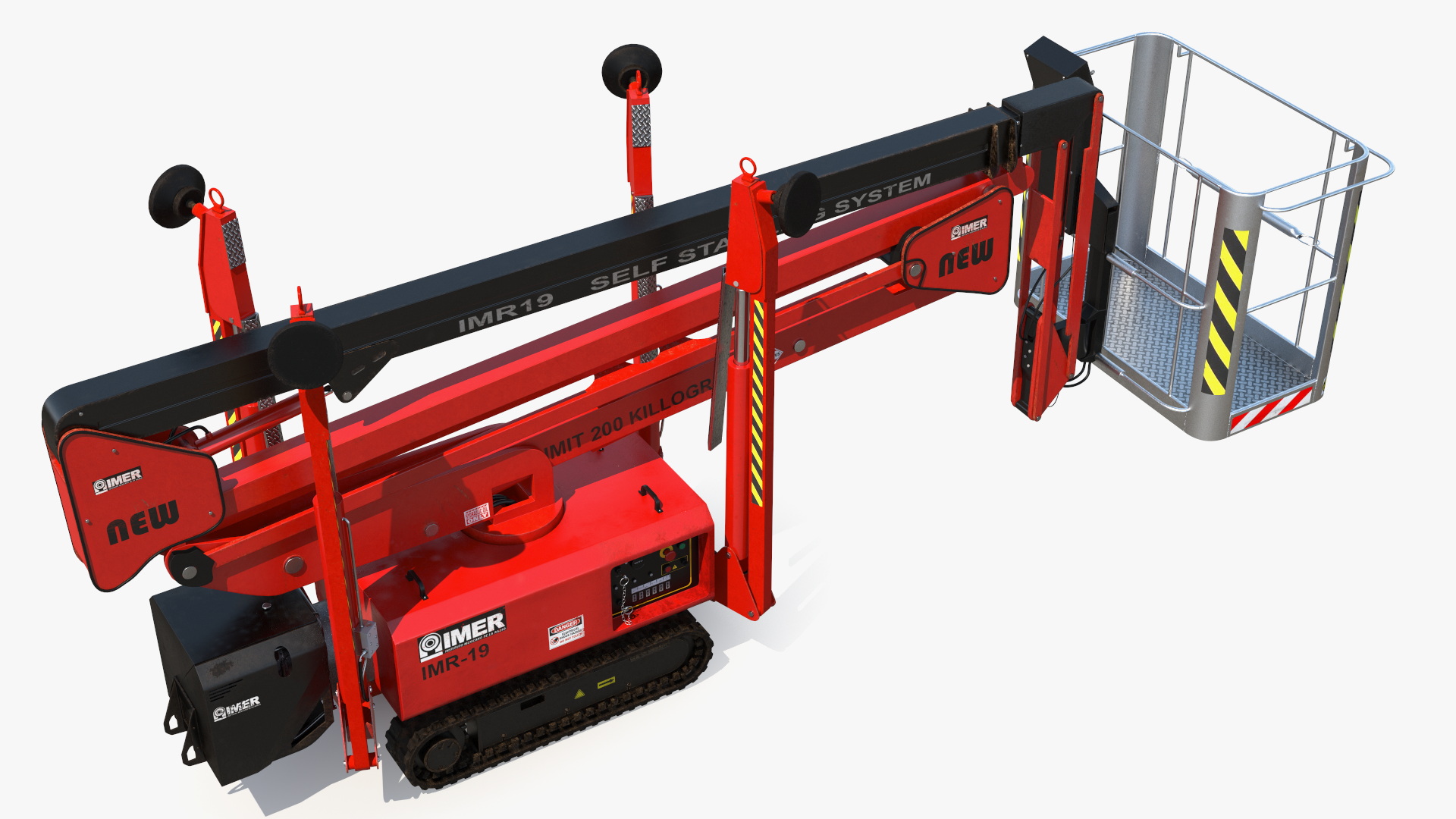 3D Articulated Boom Lift Rigged model