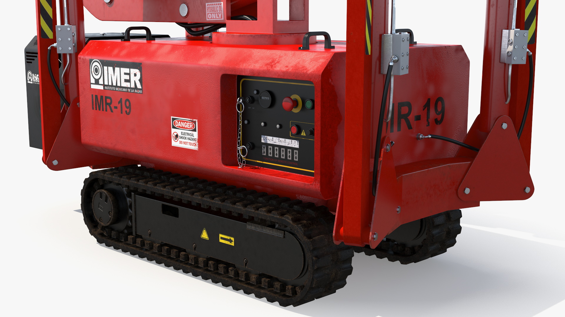3D Articulated Boom Lift Rigged model