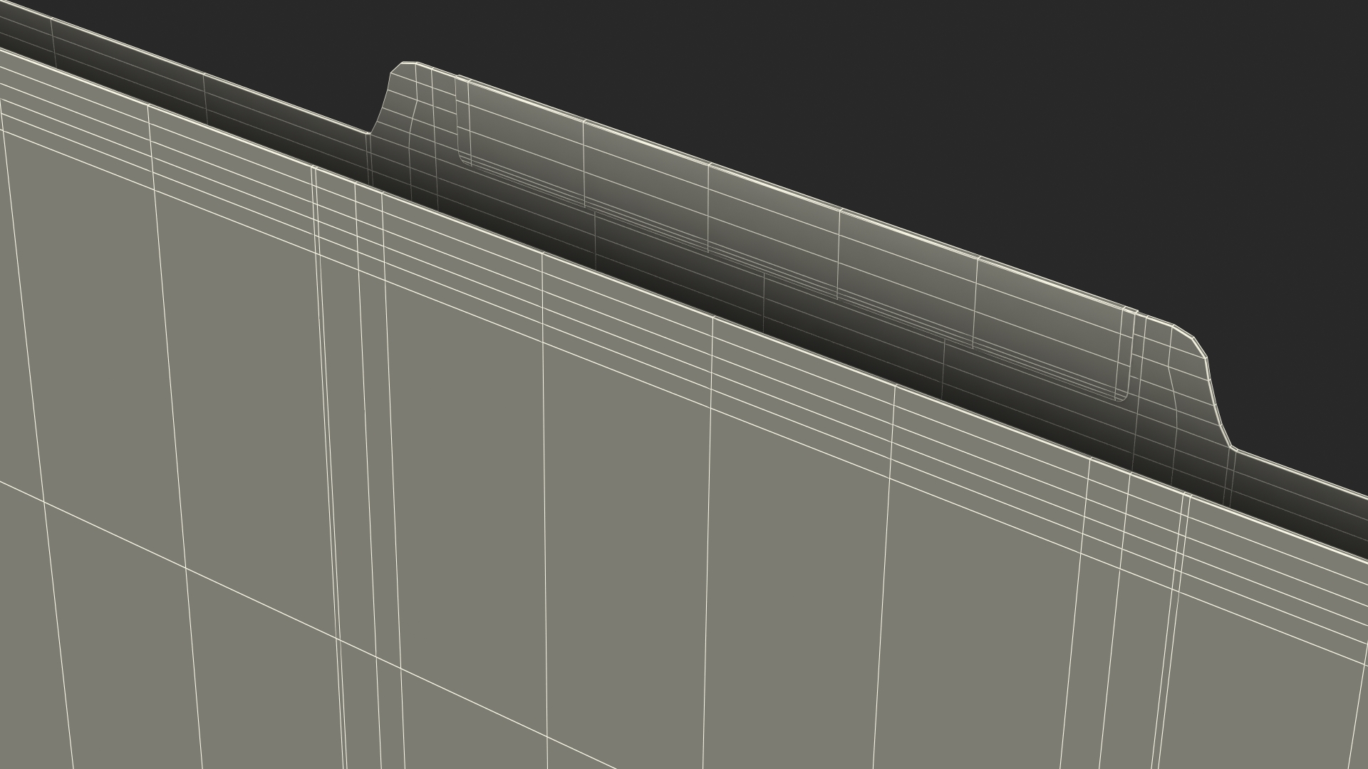 Blank Card Folder File 3D