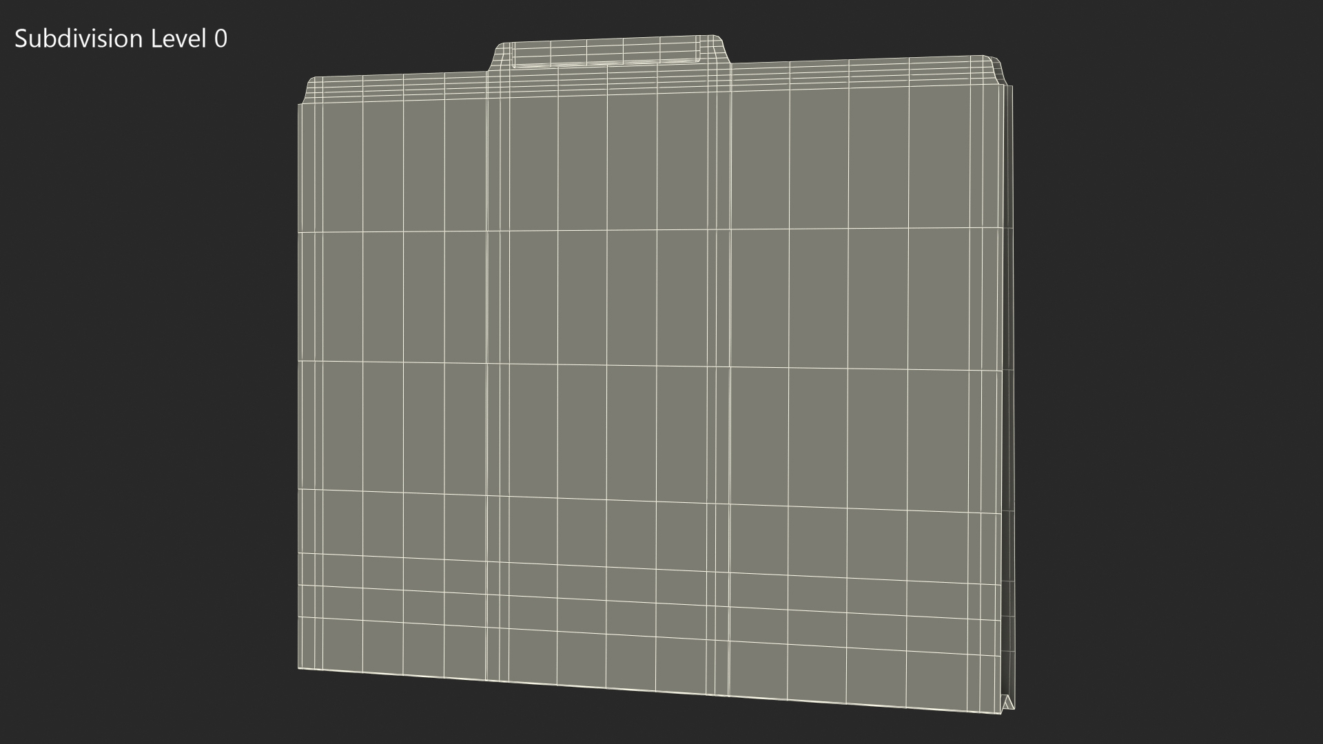 Blank Card Folder File 3D