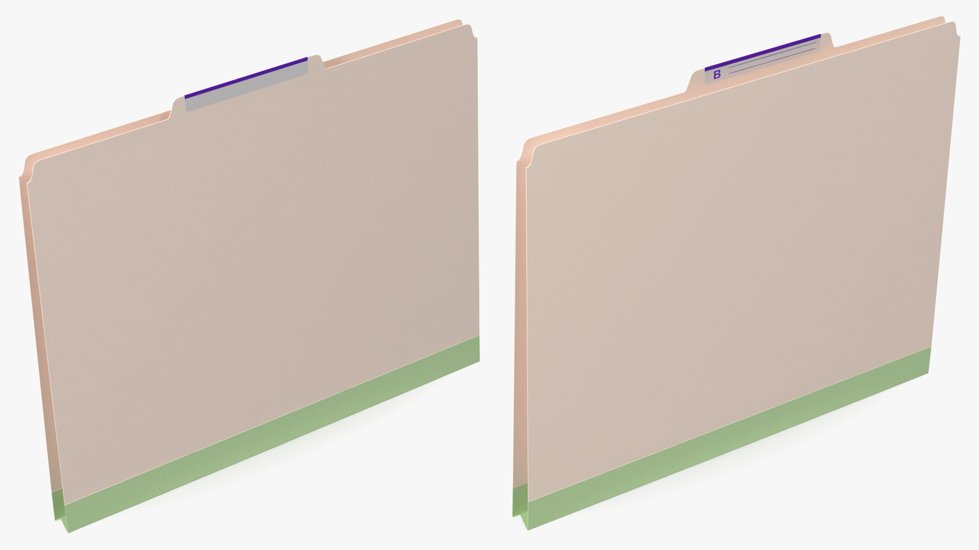 Blank Card Folder File 3D