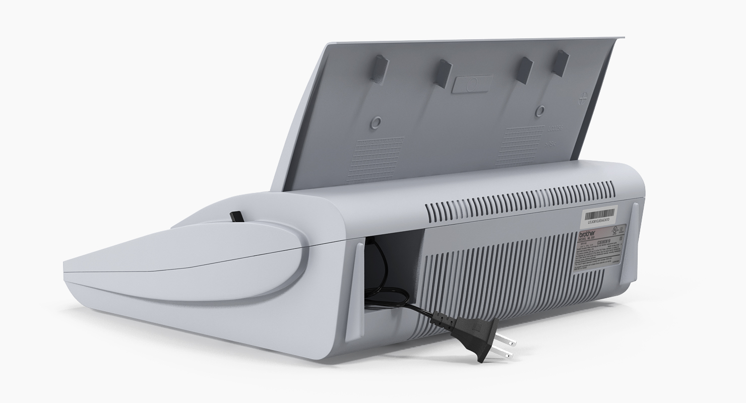 Electronic Display Typewriter Brother ML 300 3D model