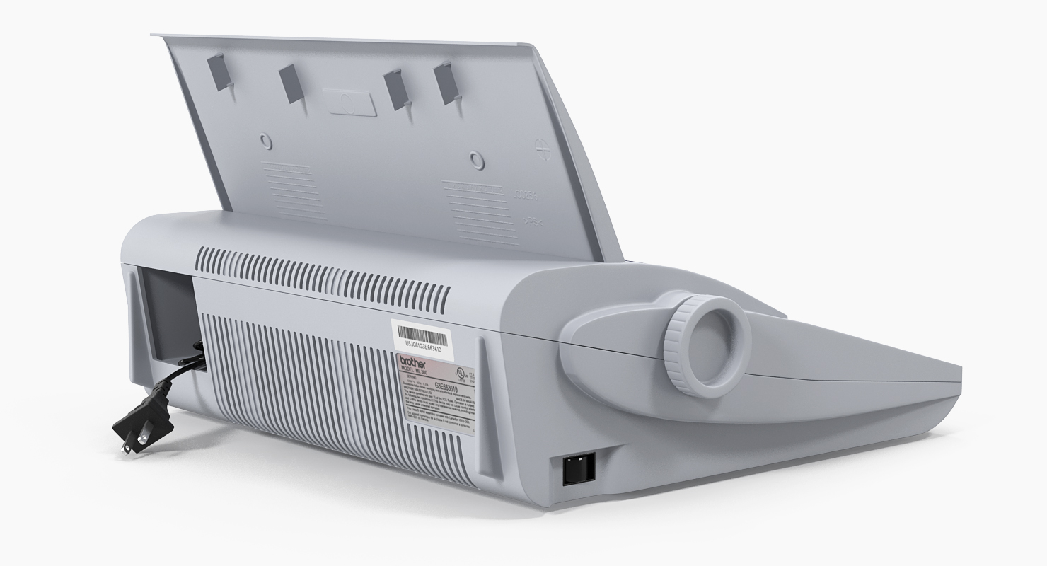 Electronic Display Typewriter Brother ML 300 3D model