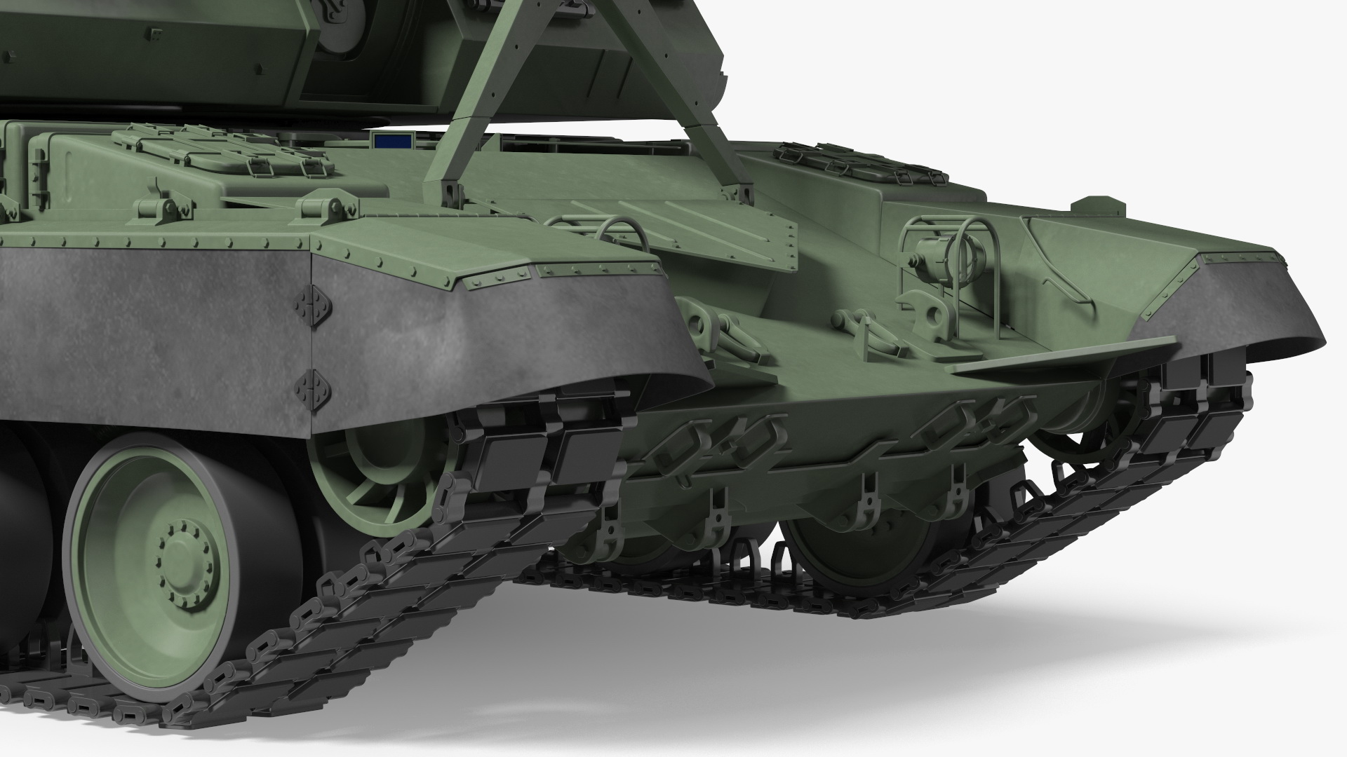 3D 2S19 Msta Green Rigged for Maya
