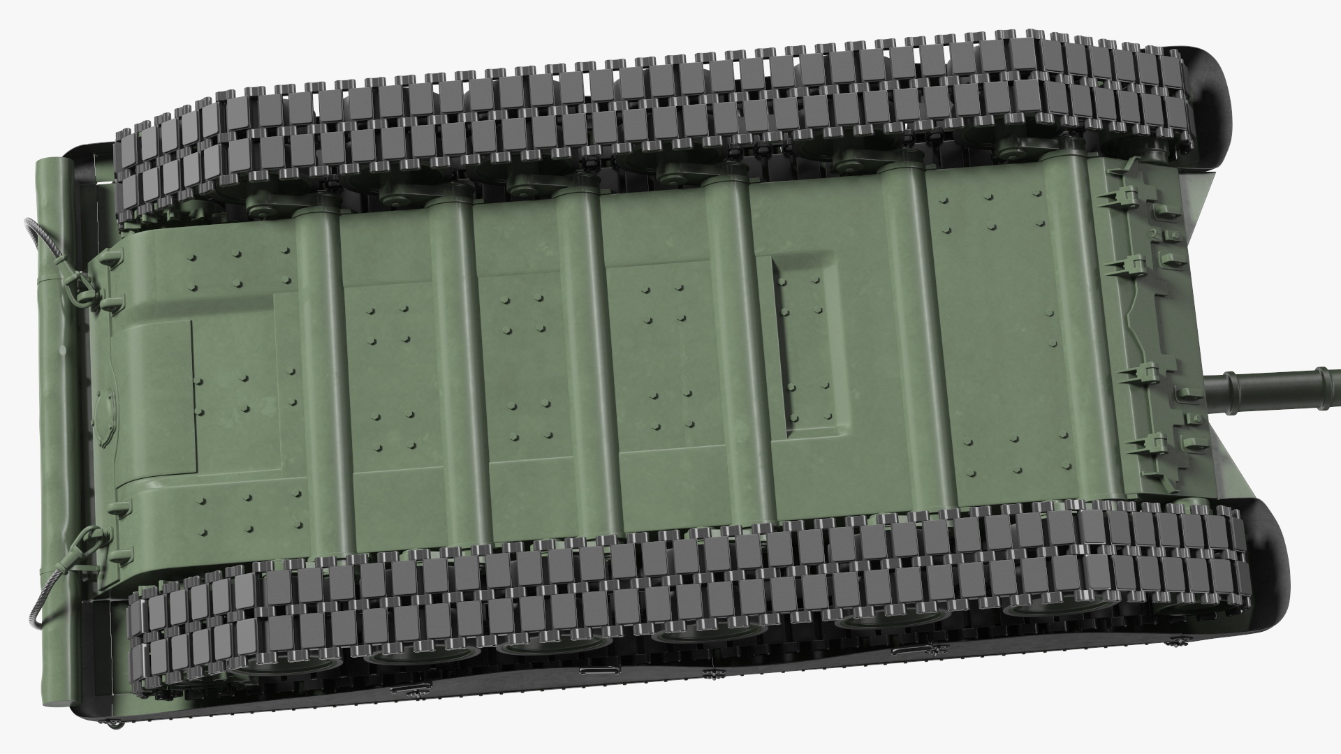 3D 2S19 Msta Green Rigged for Maya