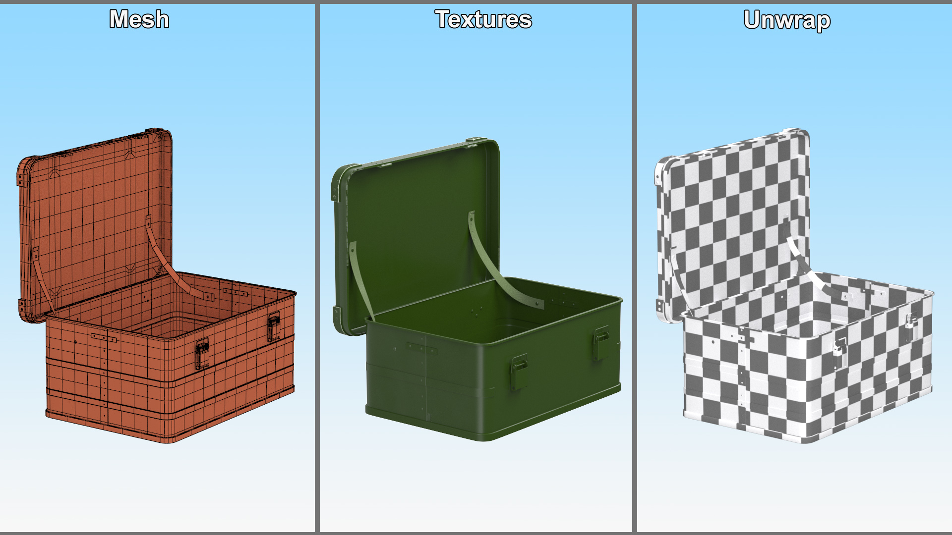 3D Military Storage Box Small