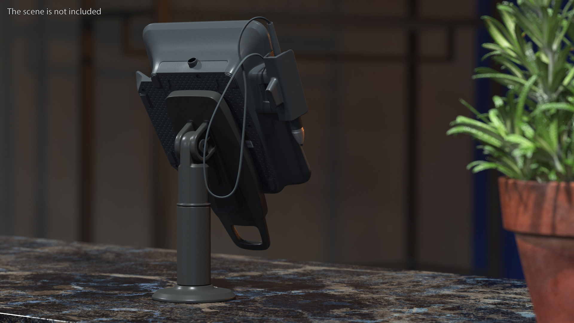 3D model Verifone M400 Card Terminal Carrying Table Bracket