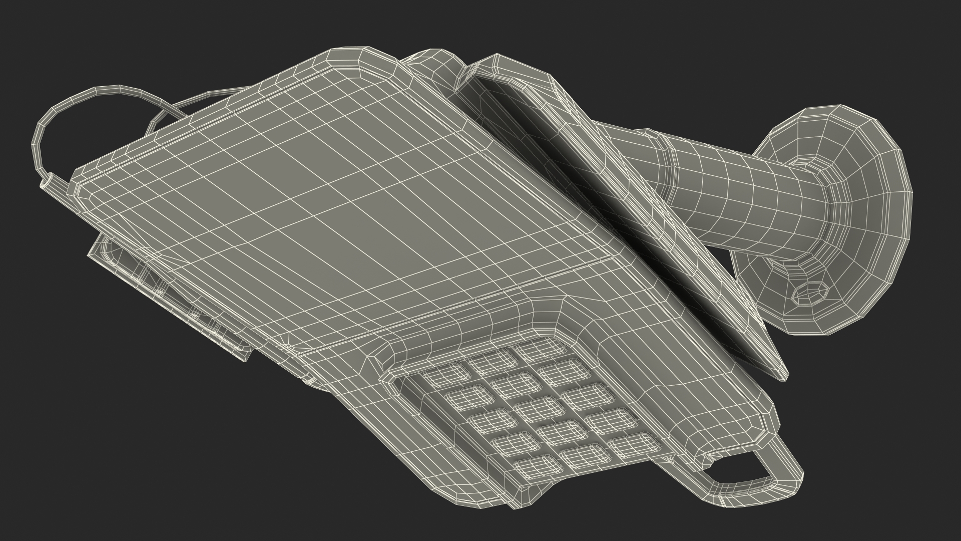 3D model Verifone M400 Card Terminal Carrying Table Bracket