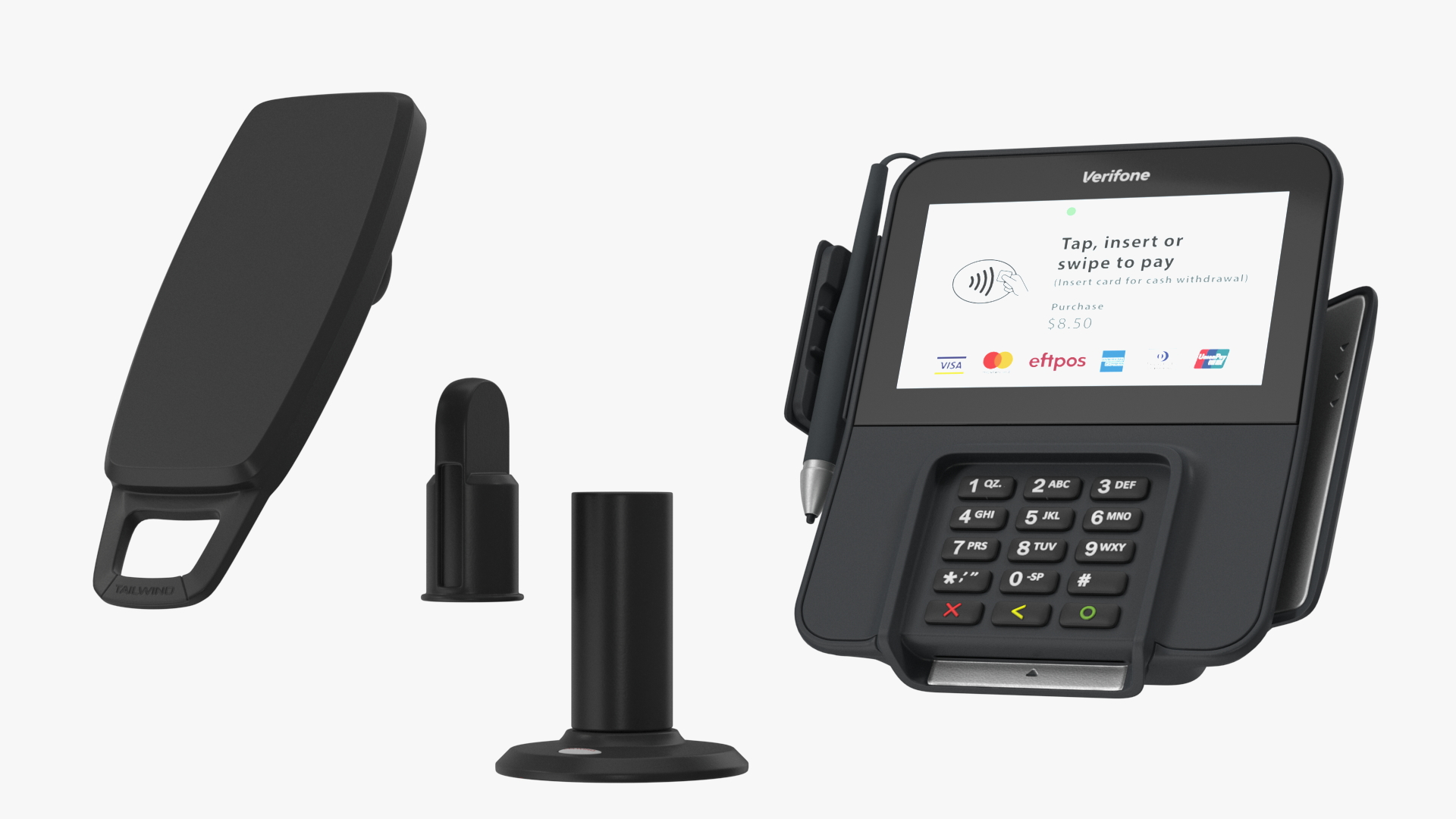 3D model Verifone M400 Card Terminal Carrying Table Bracket