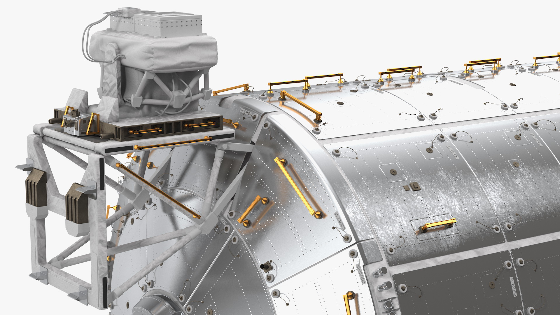 3D ISS Module Columbus Science Laboratory model