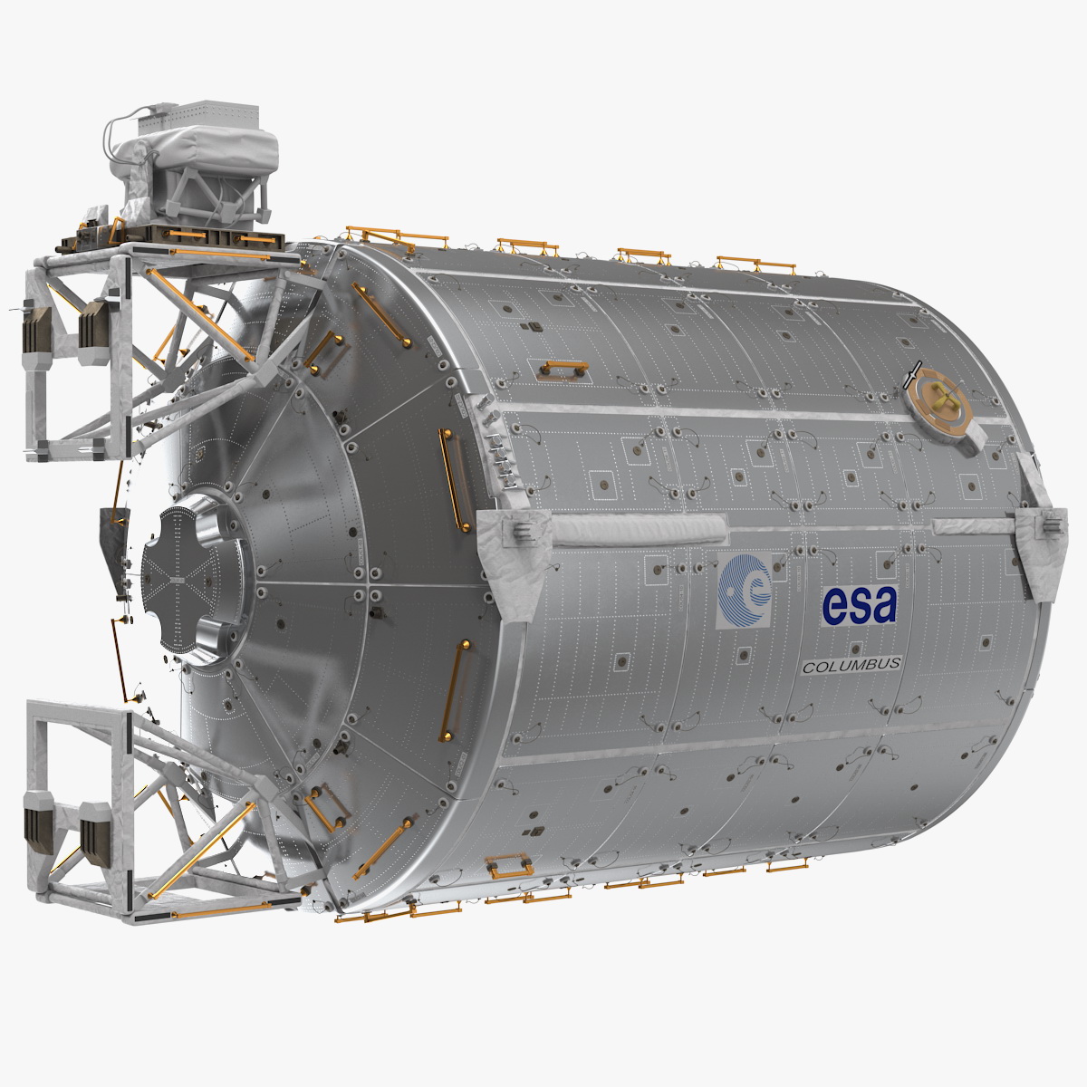 3D ISS Module Columbus Science Laboratory model