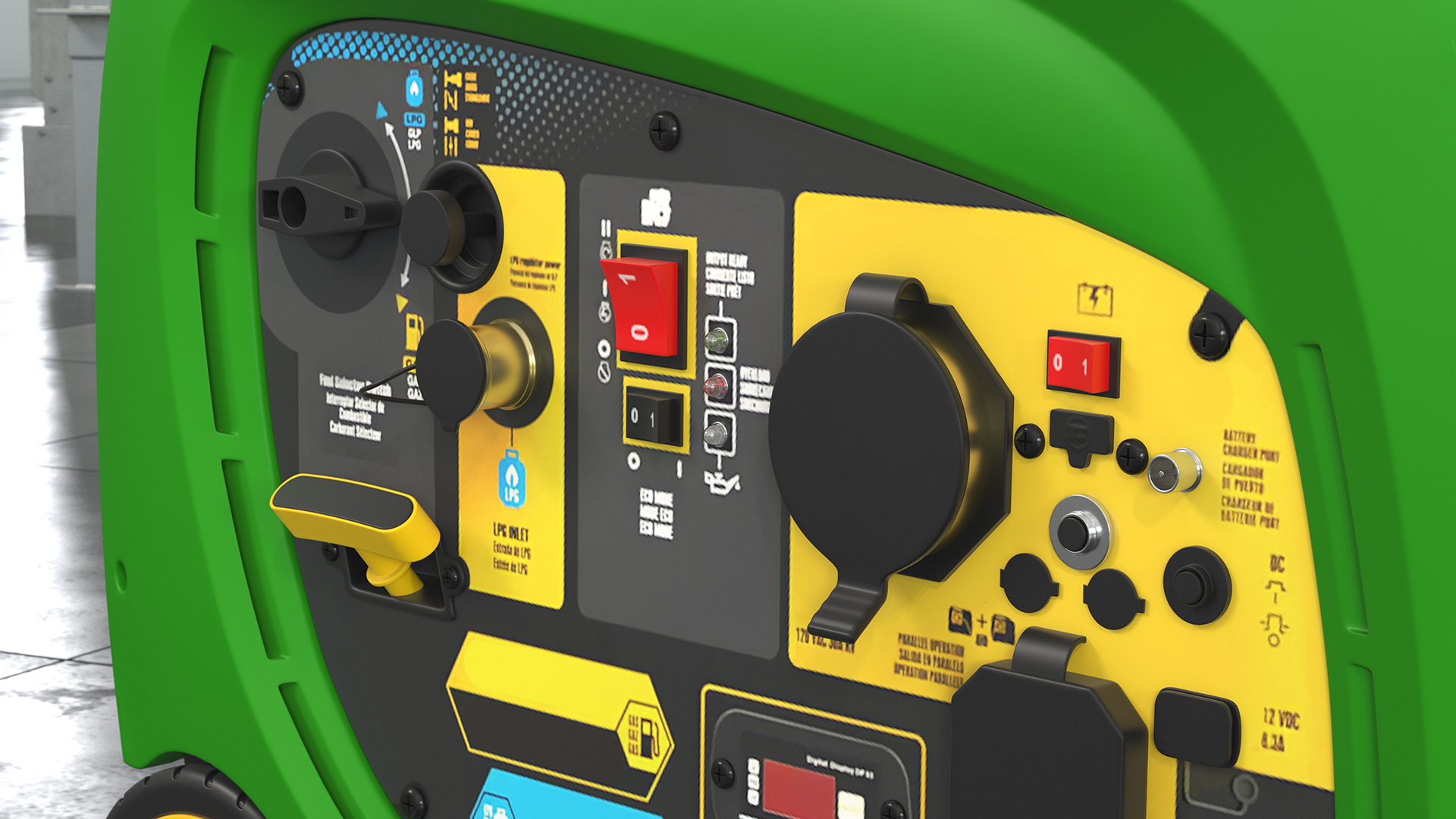 Portable Inverter Generator 3D