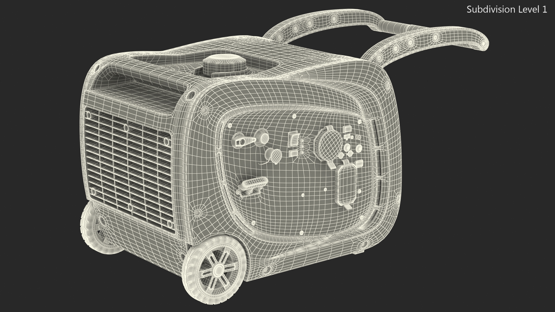 Portable Inverter Generator 3D