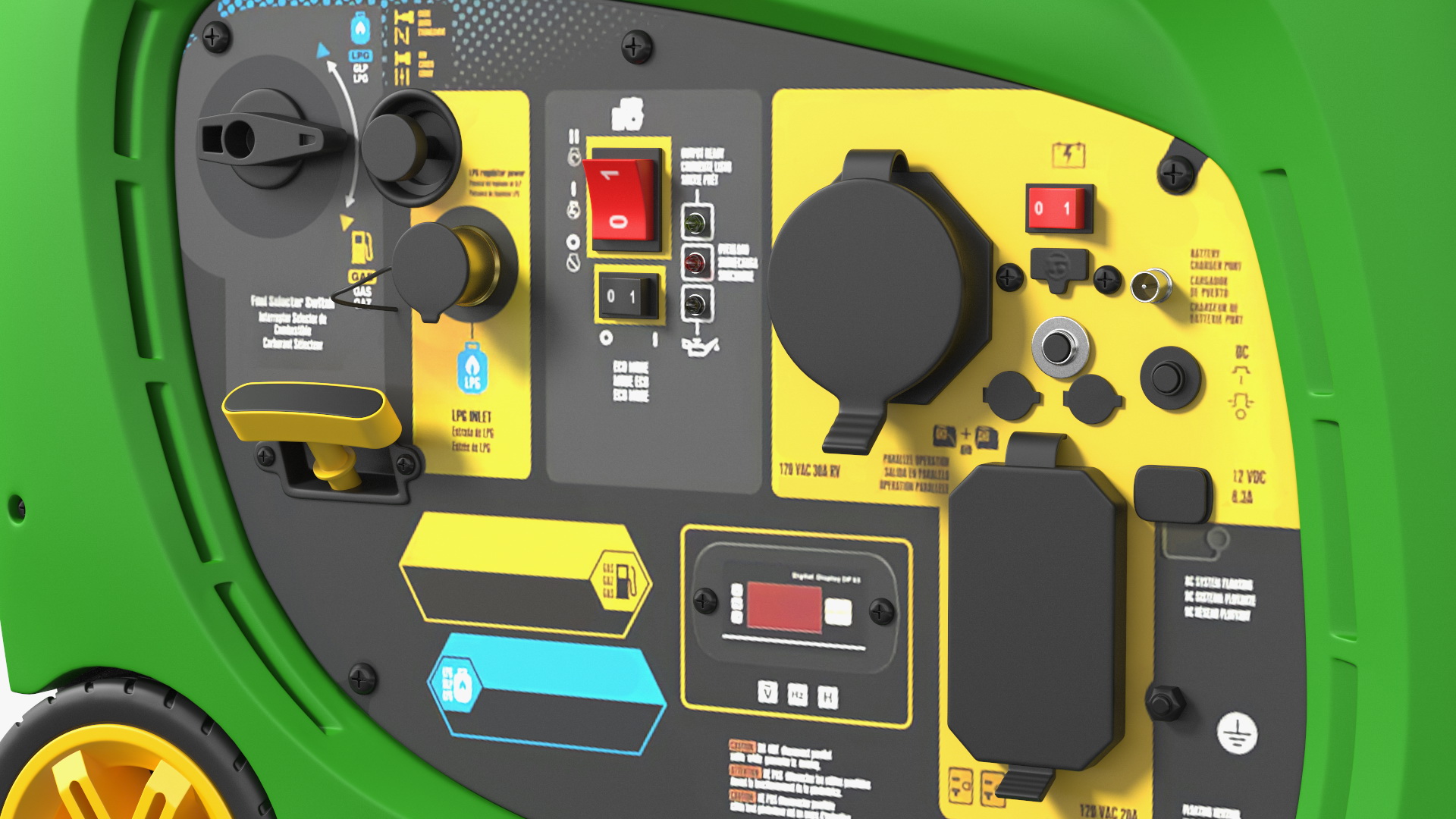 Portable Inverter Generator 3D