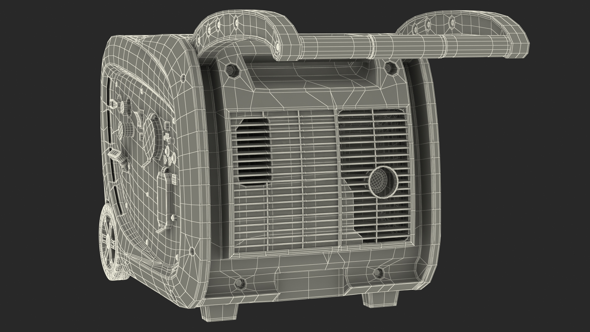 Portable Inverter Generator 3D