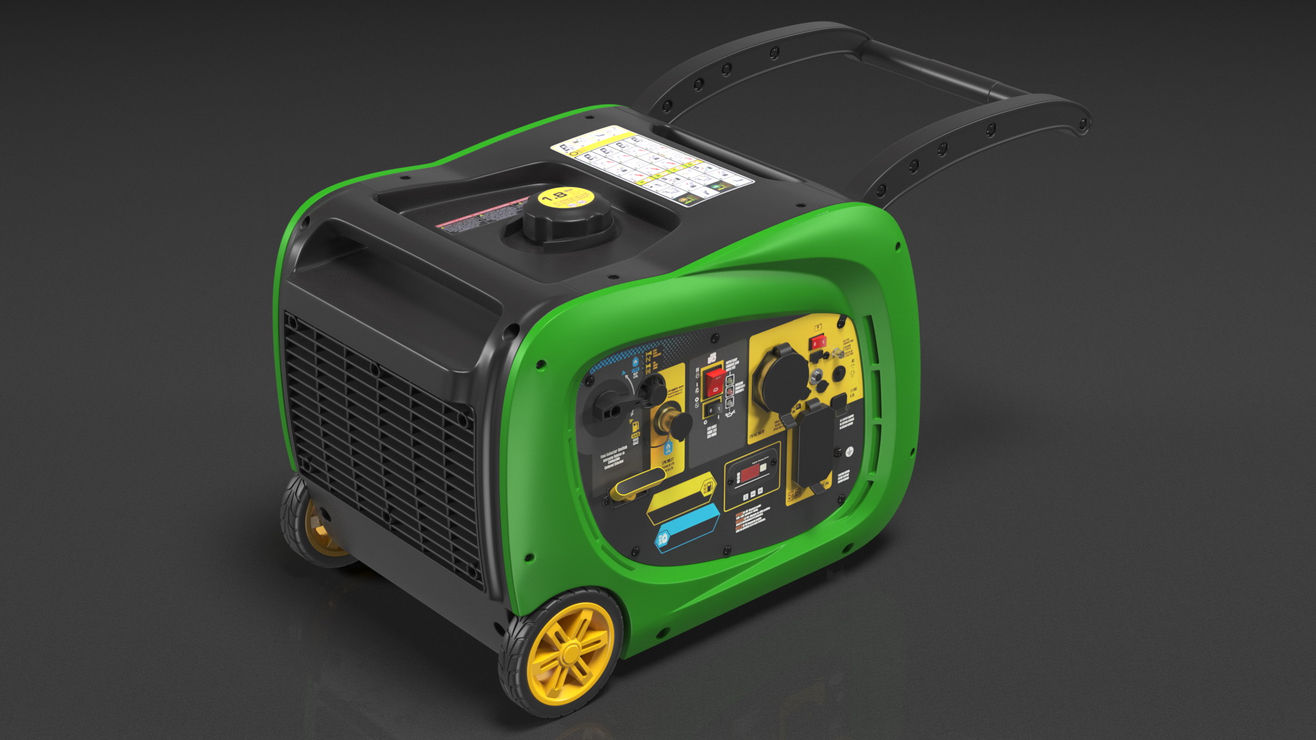 Portable Inverter Generator 3D