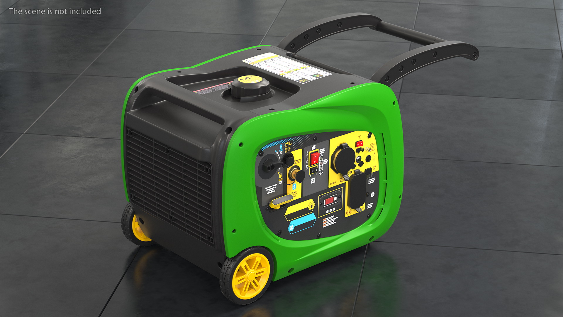 Portable Inverter Generator 3D