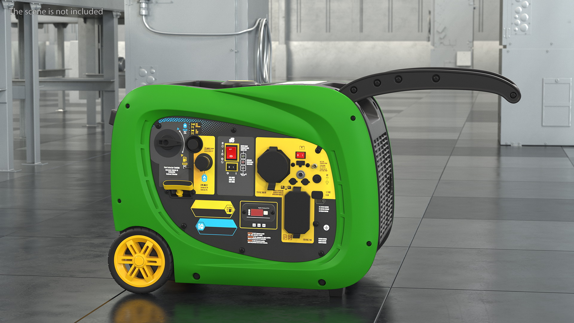 Portable Inverter Generator 3D