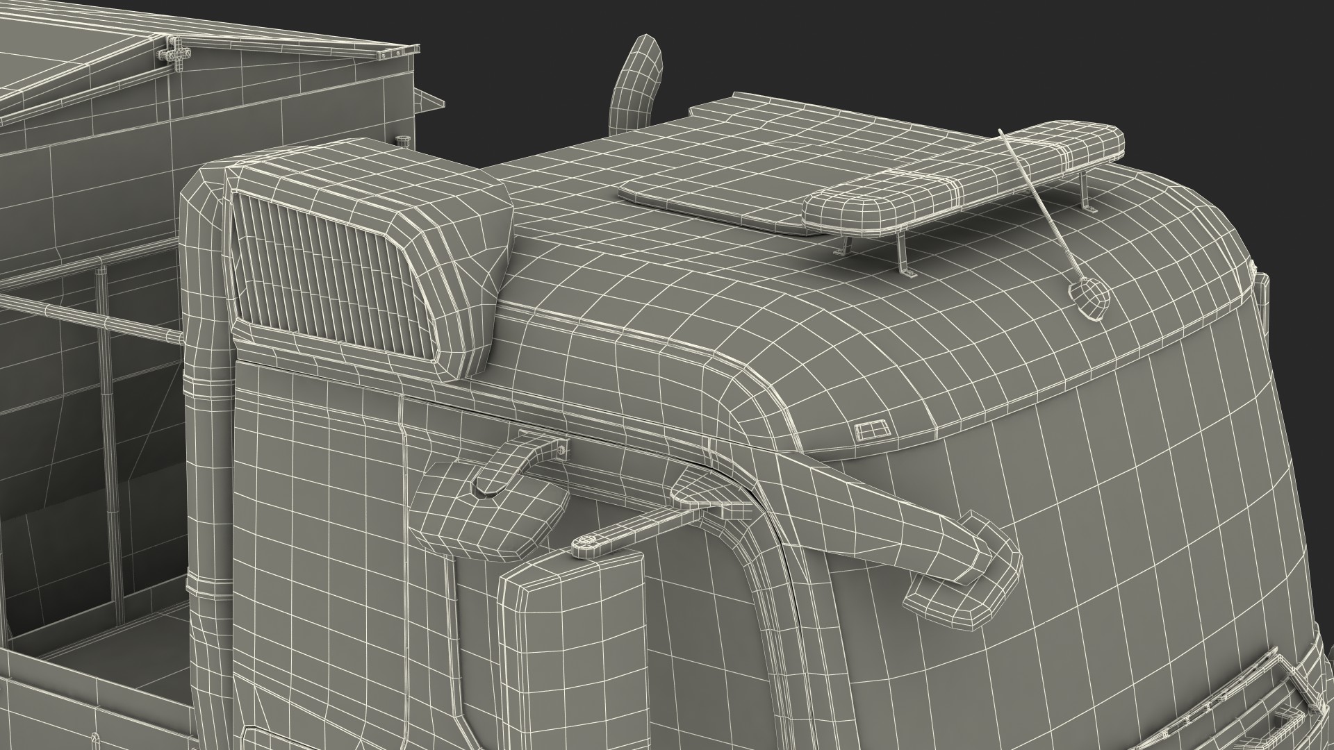 Mercedes Benz 8x6 Arocs Gritter Truck Rigged 3D model