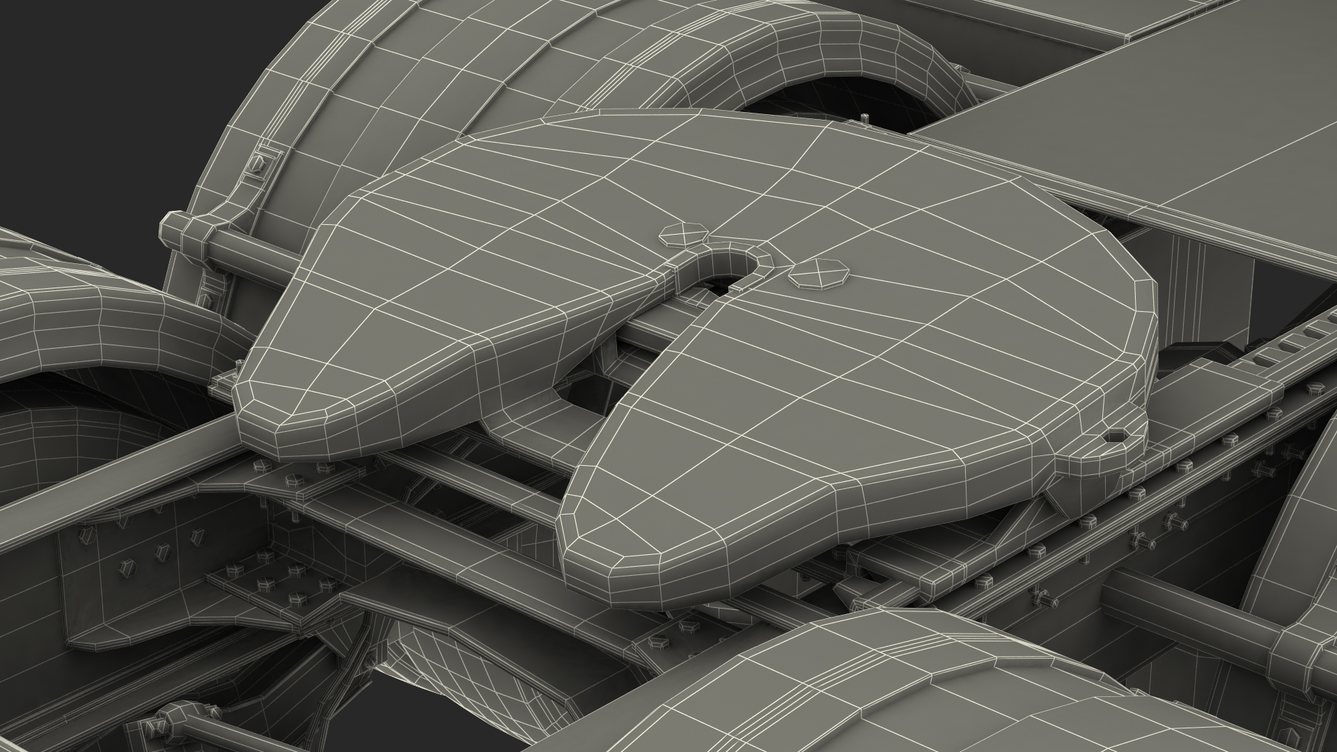 3D Vintage Semi-Truck model