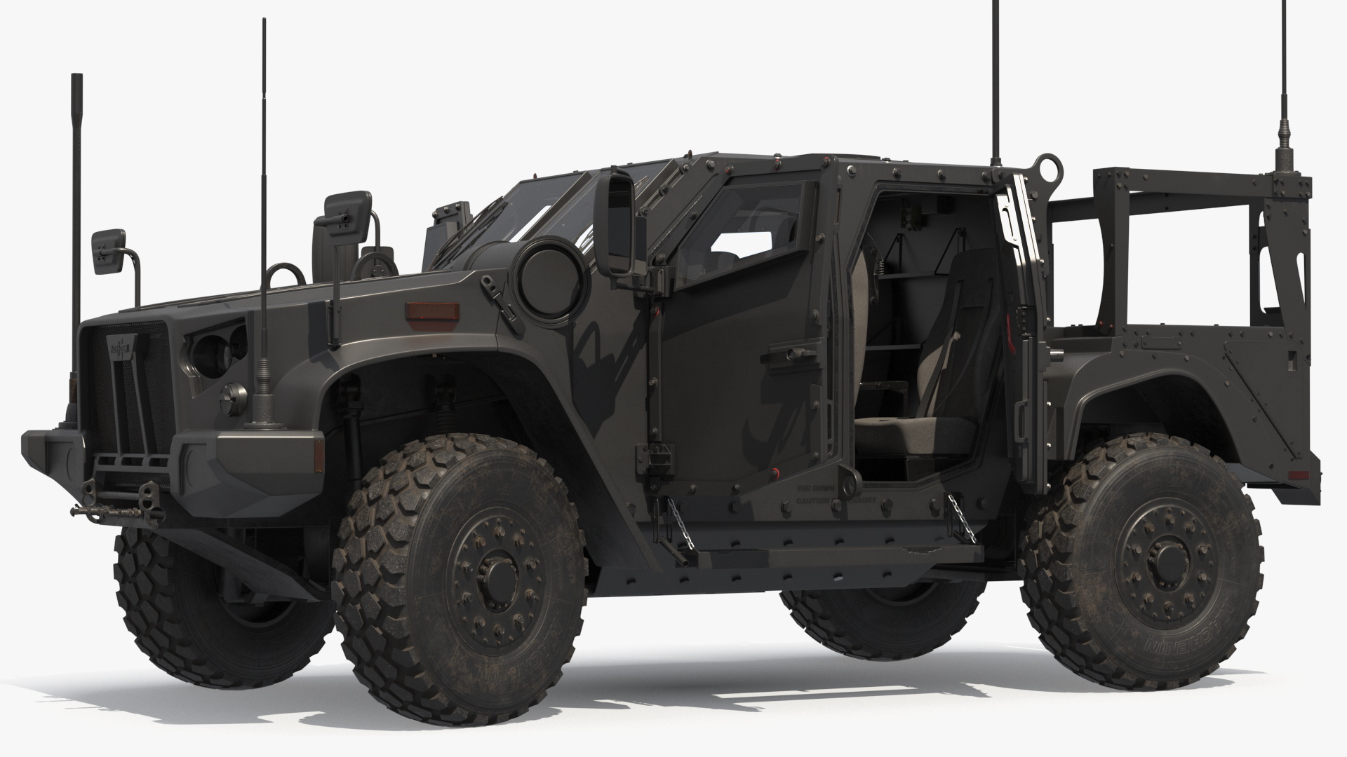 Military Patrol Truck Black - view 3