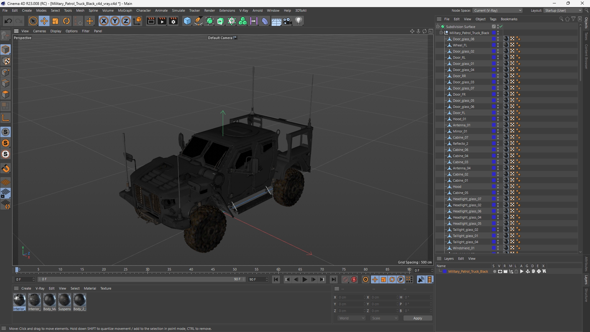 Military Patrol Truck Black - view 12